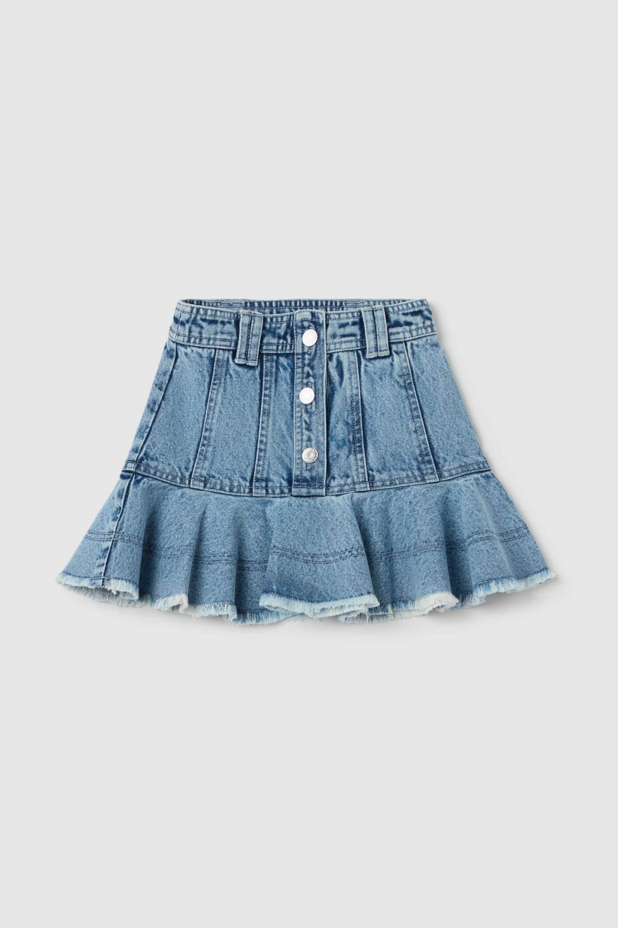 OVS παιδική denim mini φούστα - 002274124 Denim Blue