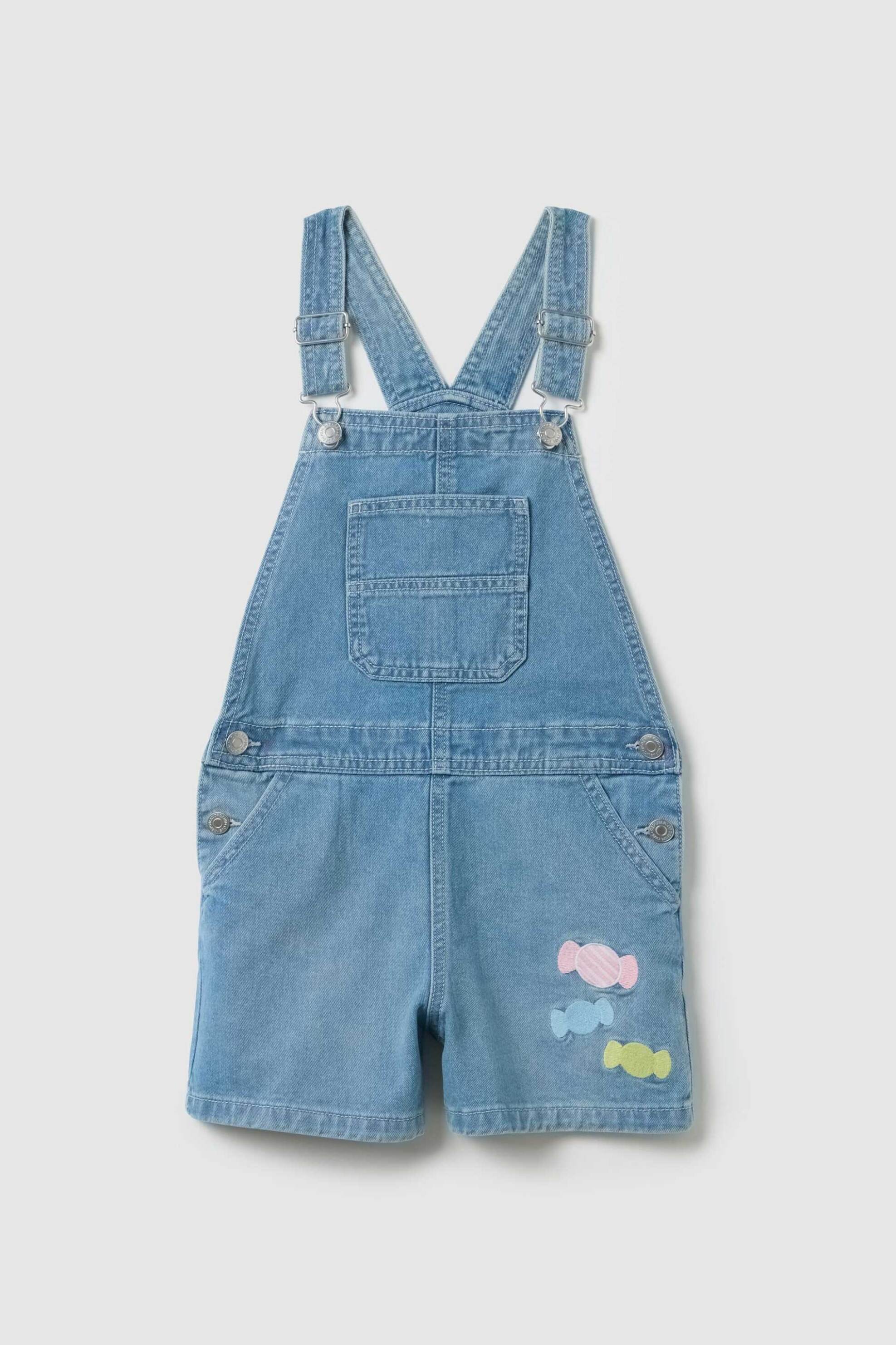 OVS παιδική denim σαλοπέτα σορτς - 002264519 Denim Blue
