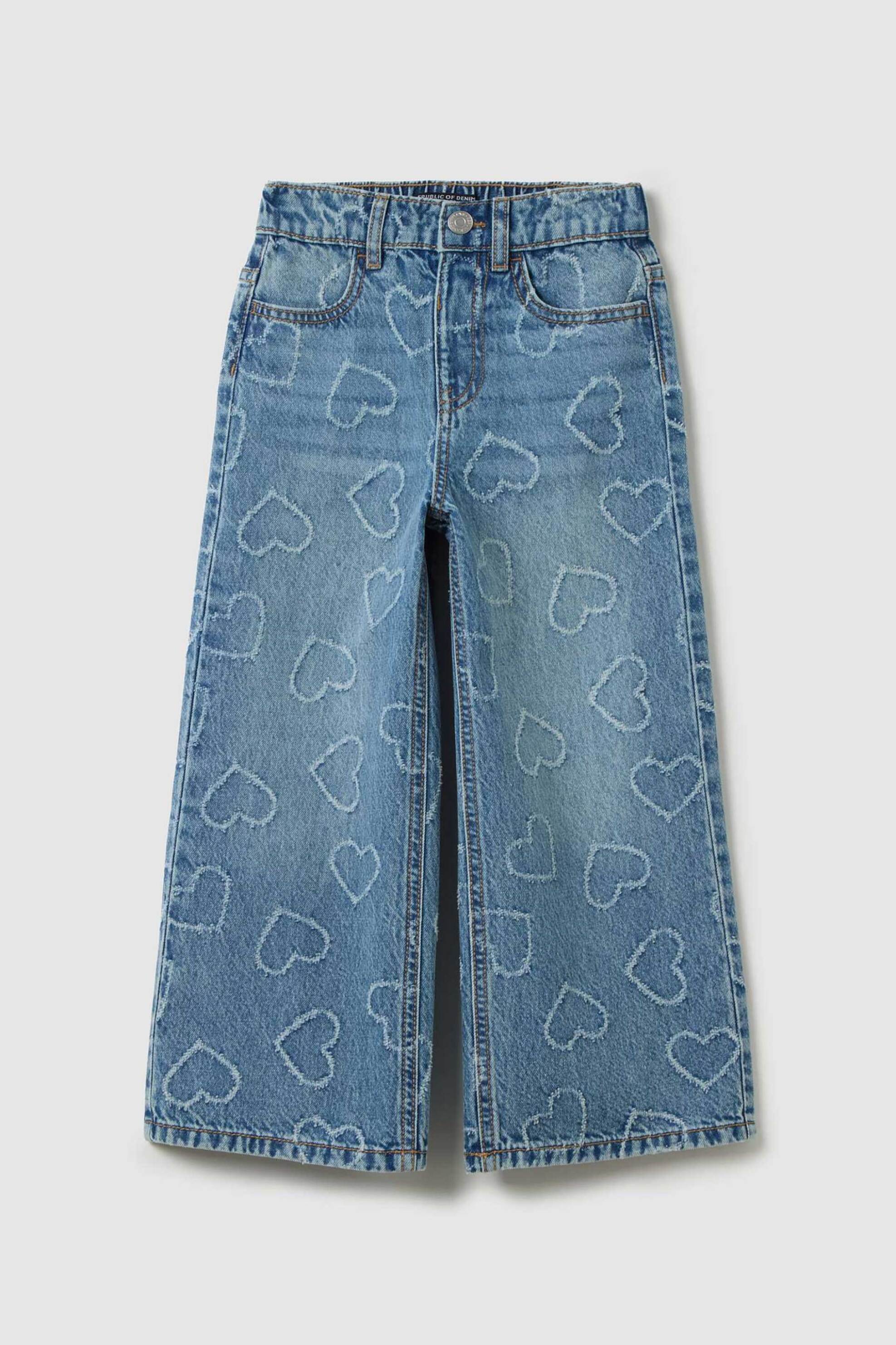 OVS KIDS OVS παιδικό τζιν παντελόνι με all-over print Regular Fit - 002394668 Μπλε Σκούρο