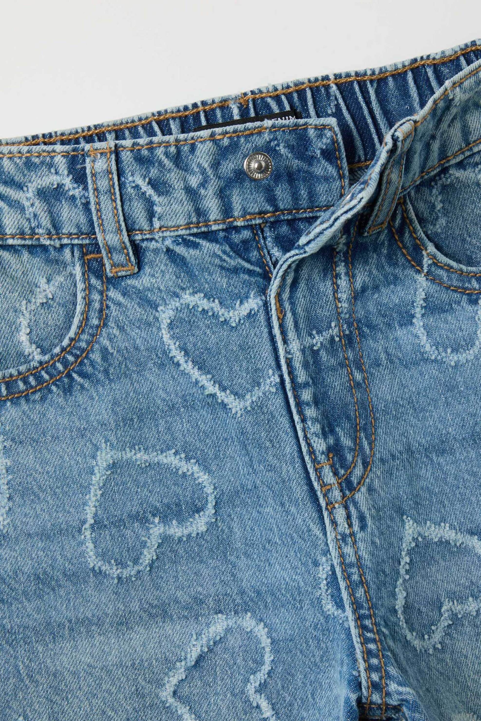 OVS παιδικό τζιν παντελόνι με all-over print Regular Fit - 002394668 Μπλε Σκούρο φωτογραφία