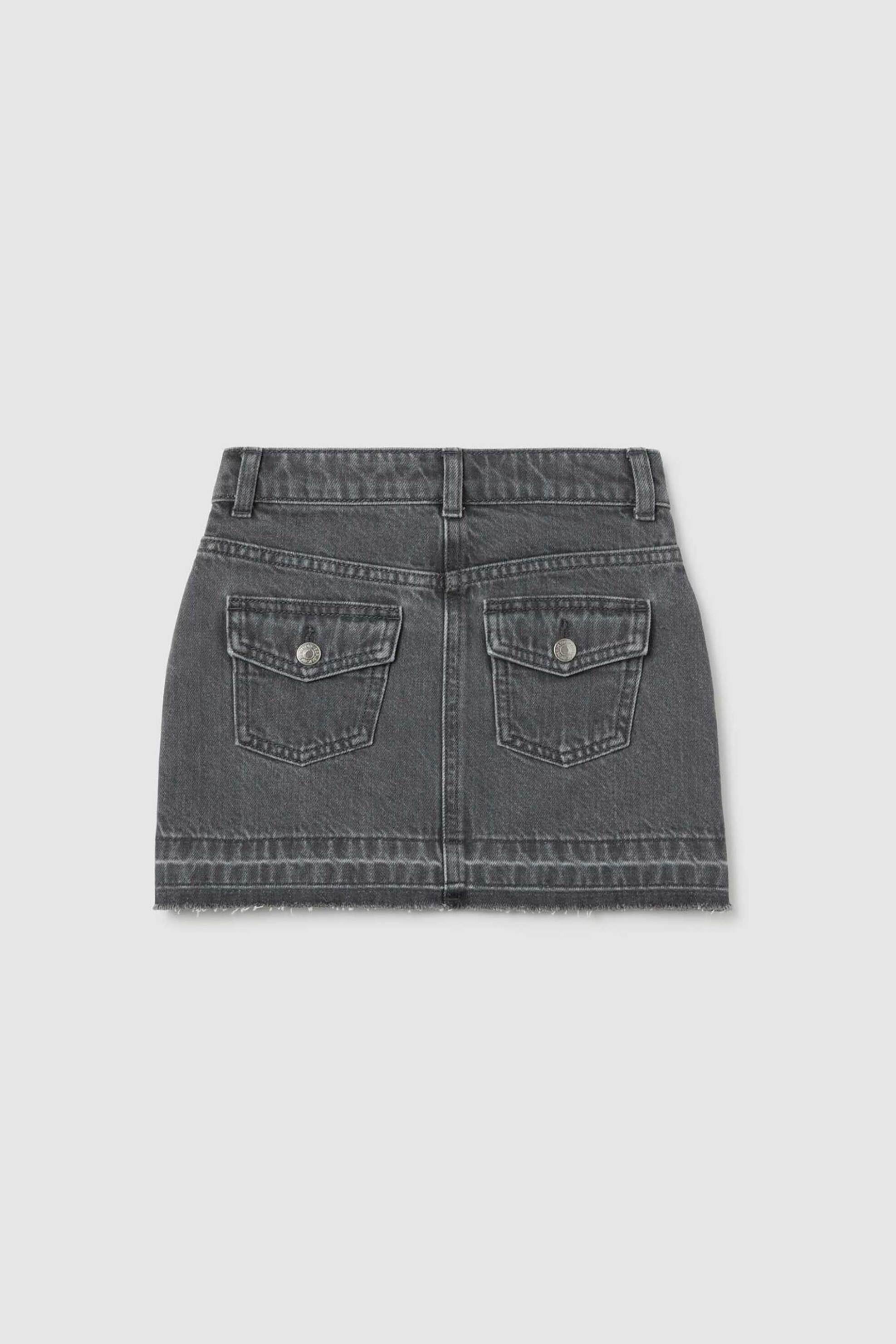 OVS παιδική denim φούστα με στρας Regular Fit - 002402925 Γκρι φωτογραφία