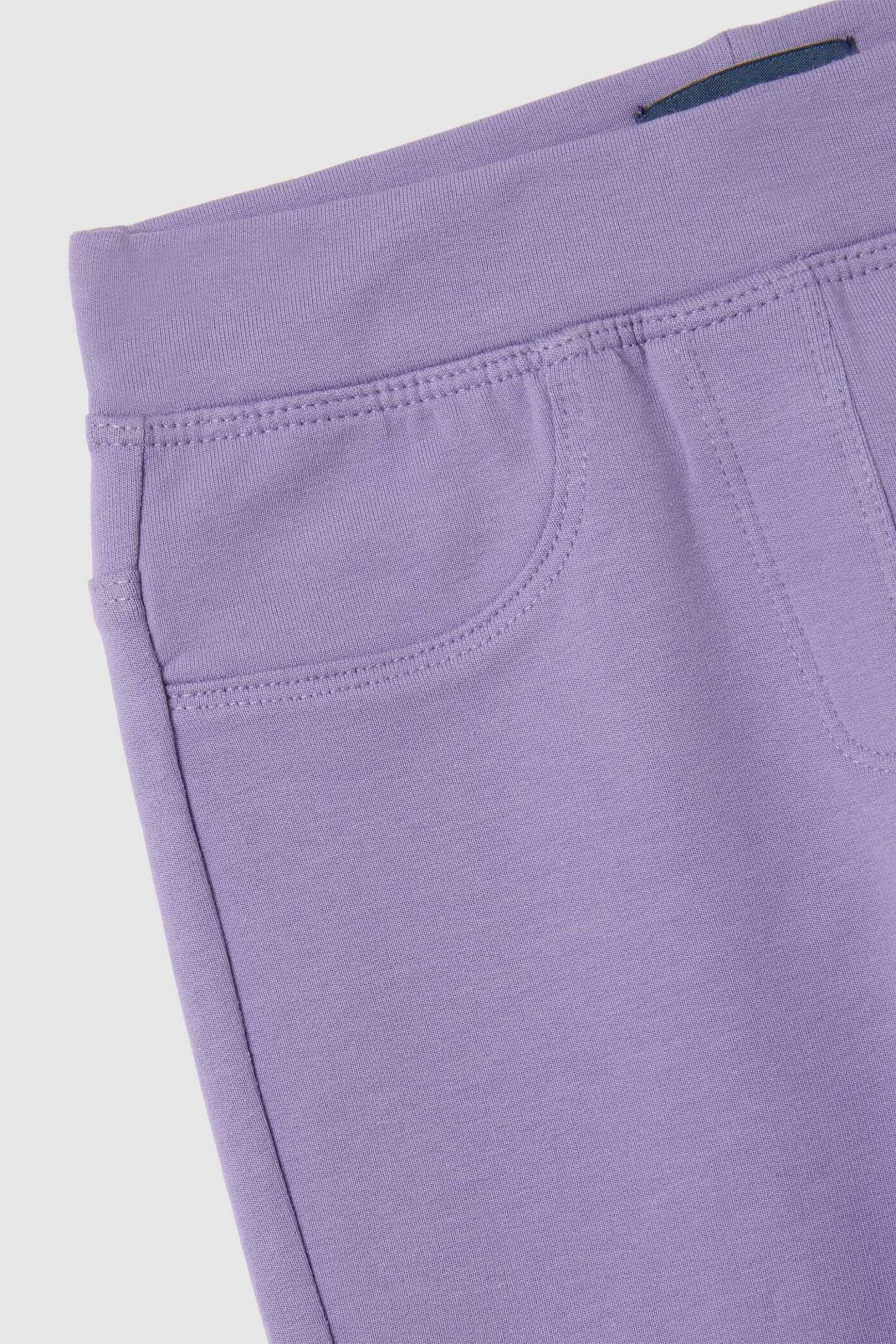 OVS παιδικό κολάν μονόχρωμo Slim Fit - 002418117 Βιολετί φωτογραφία