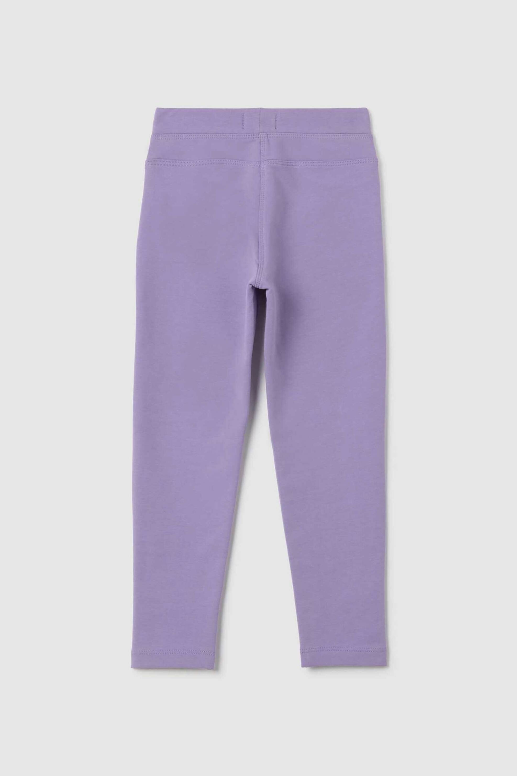 OVS παιδικό κολάν μονόχρωμo Slim Fit - 002418117 Βιολετί φωτογραφία