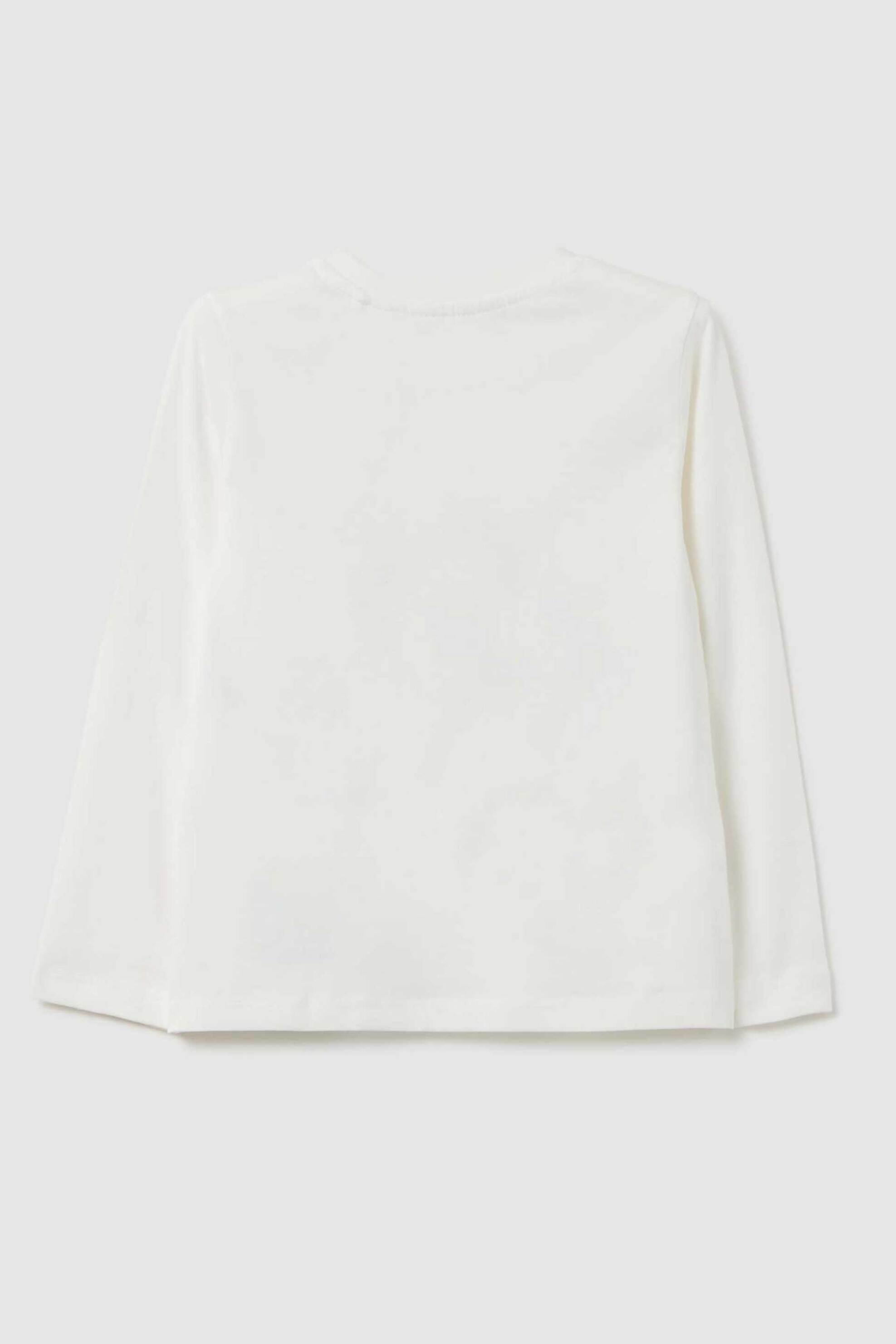 OVS παιδική μπλούζα με all-over print Regular Fit - 002418222 Λευκό φωτογραφία