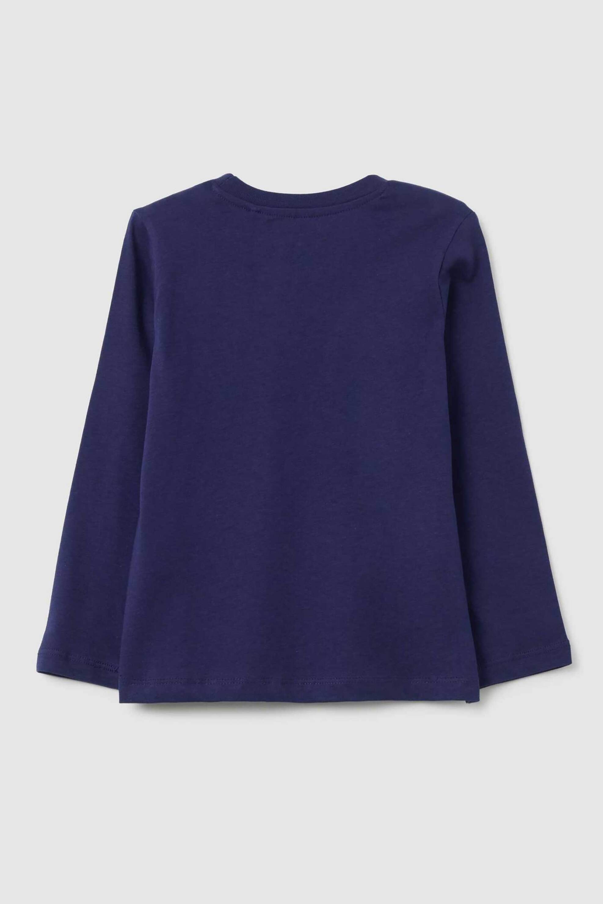 OVS παιδική μπλούζα με all-over print Regular Fit - 002418352 Μπλε Σκούρο φωτογραφία