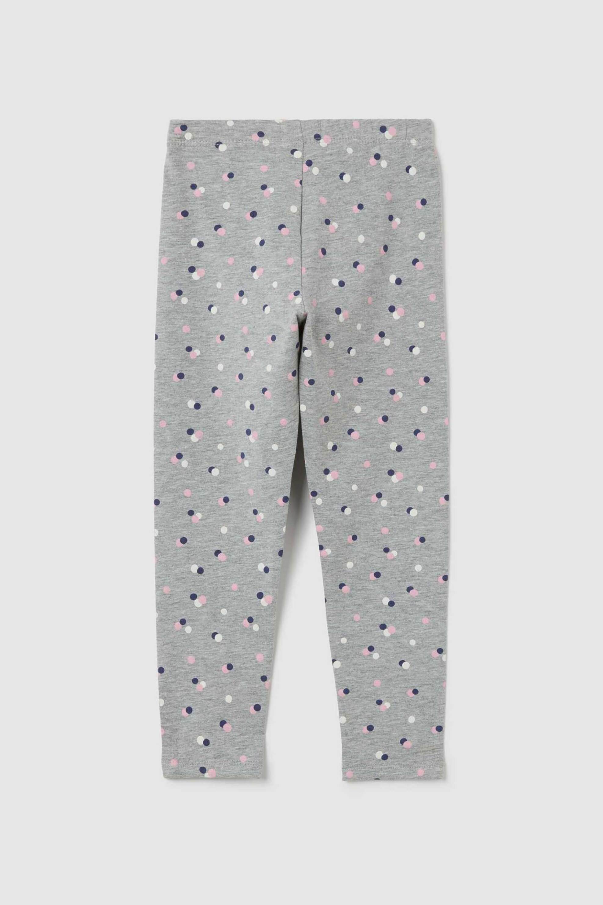 OVS παιδικό κολάν με πουά σχέδιο Regular Fit - 002445153 Γκρι φωτογραφία