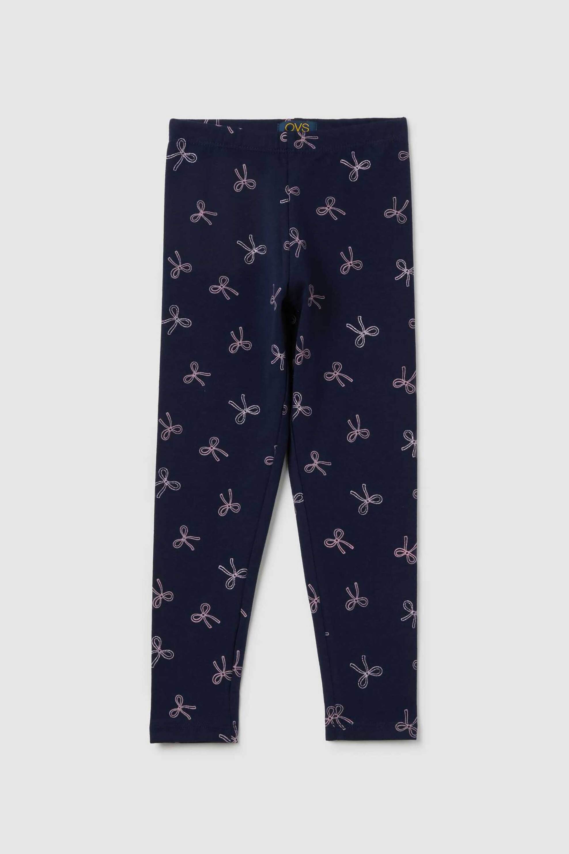 OVS παιδικό κολάν all-over print Slim Fit - 002445167 Μπλε Σκούρο