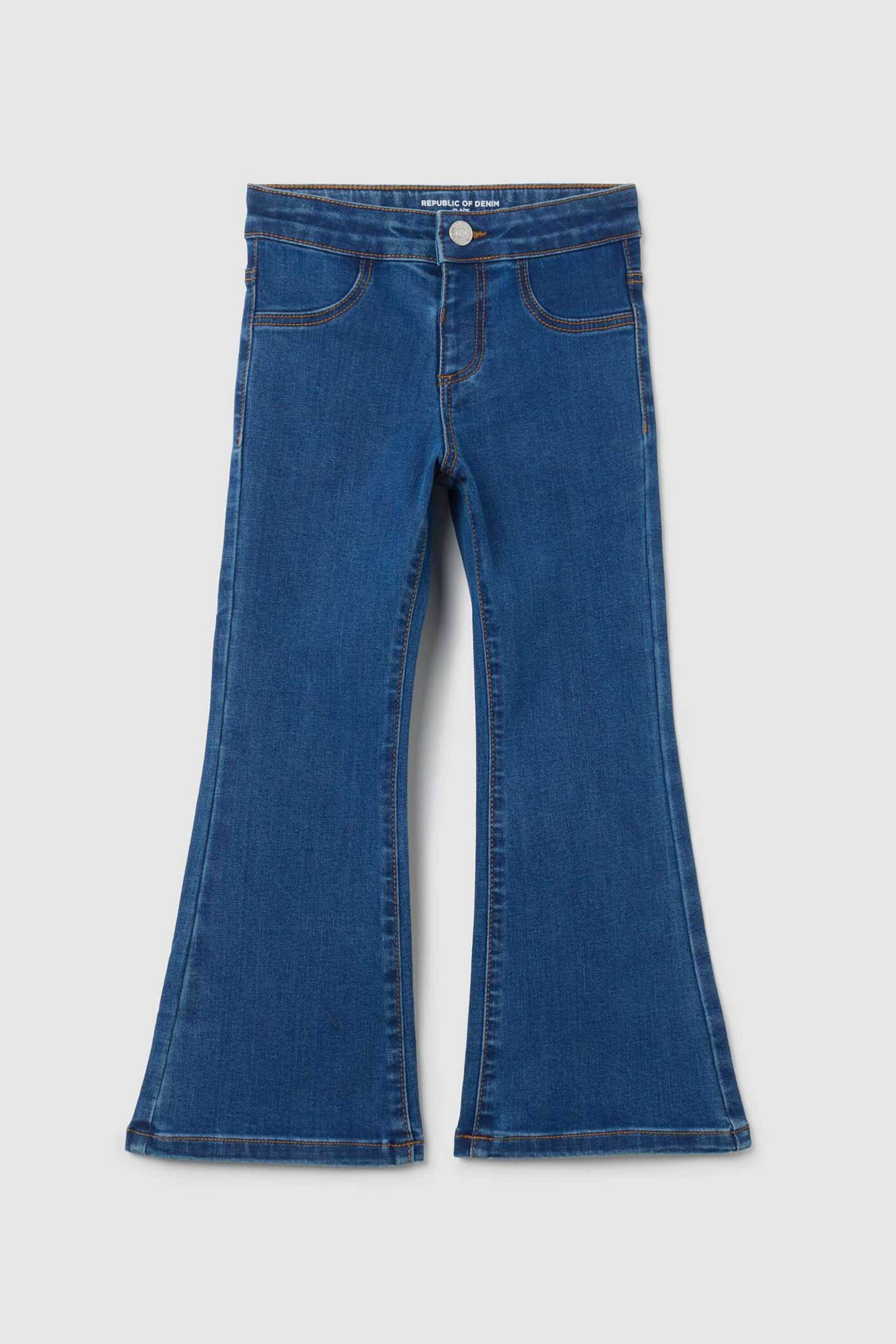 OVS παιδικό τζιν παντελόνι Wide Leg - 002446966 Denim Blue Σκούρο