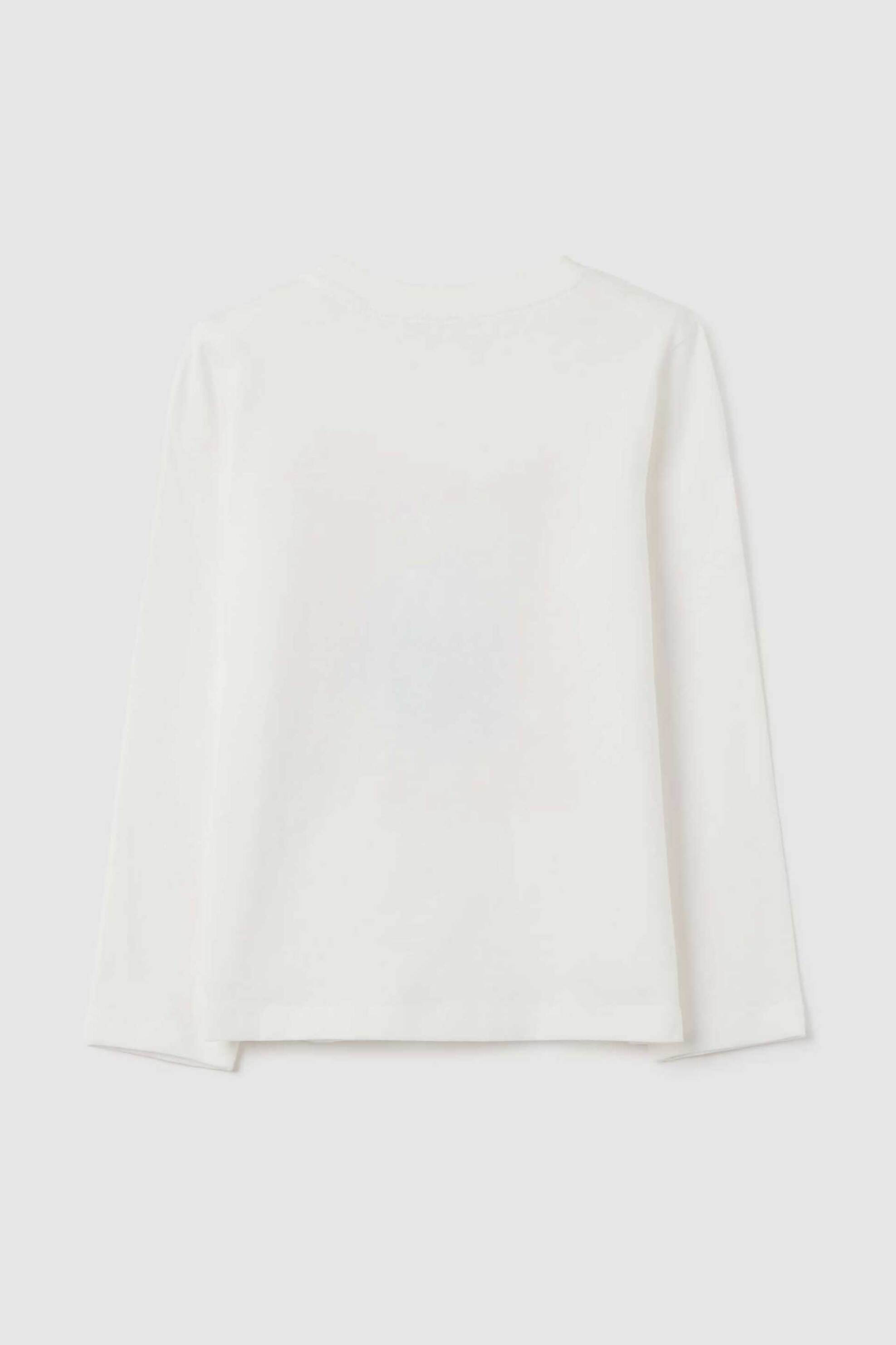 OVS παιδική μπλούζα με print Regular Fit - 002447118 Λευκό φωτογραφία