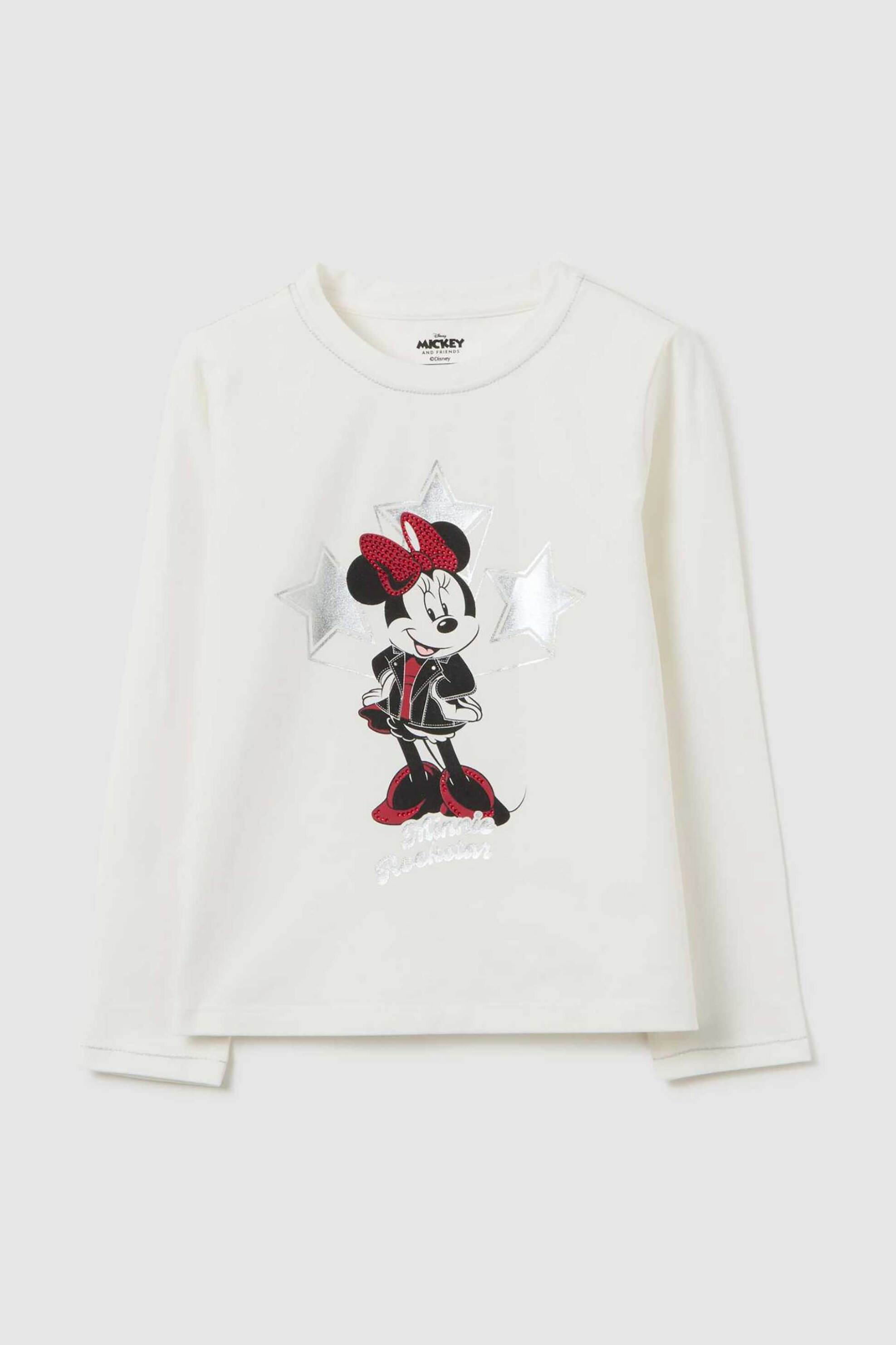 OVS KIDS OVS παιδική μπλούζα με print "Disney" Regular Fit - 002448416 Λευκό