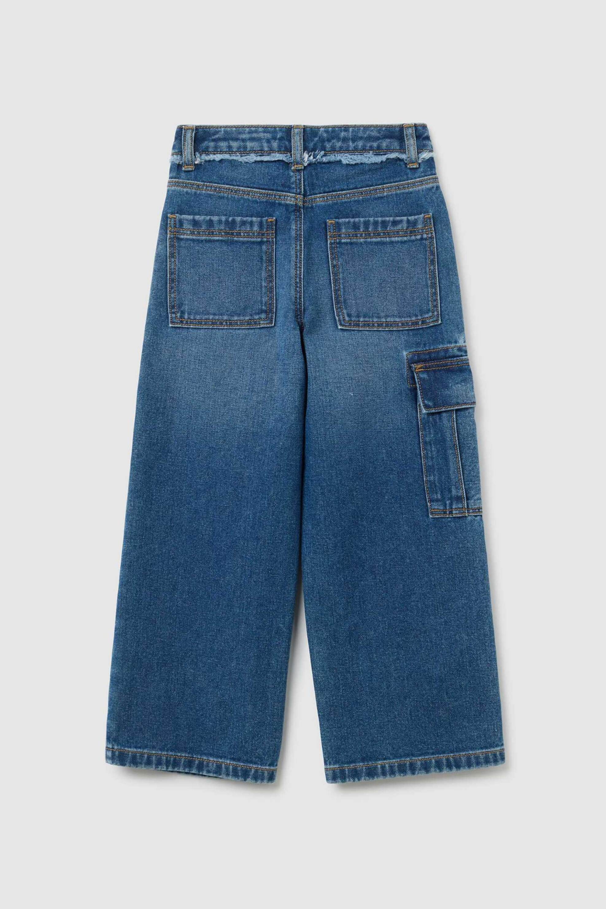 OVS παιδικό τζιν παντελόνι Wide Leg - 002457262 Denim Blue φωτογραφία