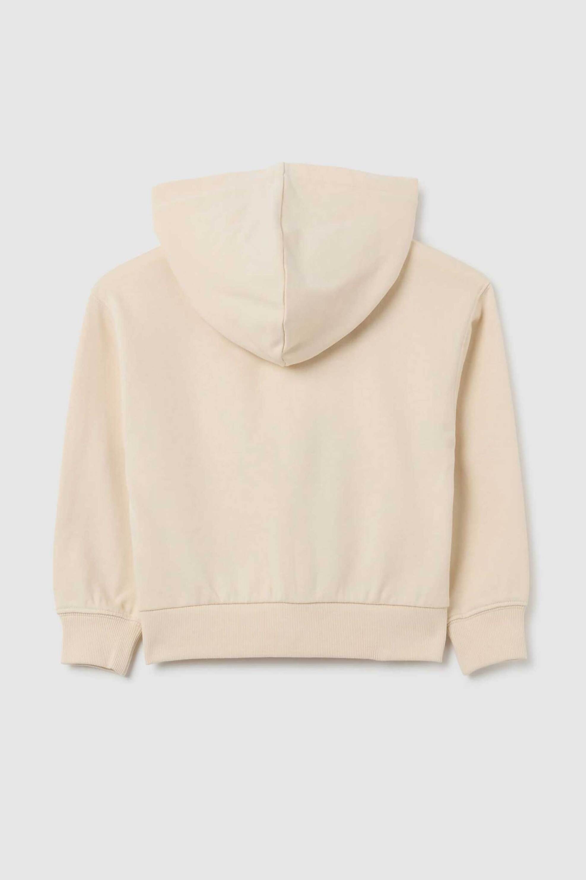 OVS παιδική ζακέτα φούτερ μονόχρωμη Regular Fit - 002418194 Κρέμ φωτογραφία