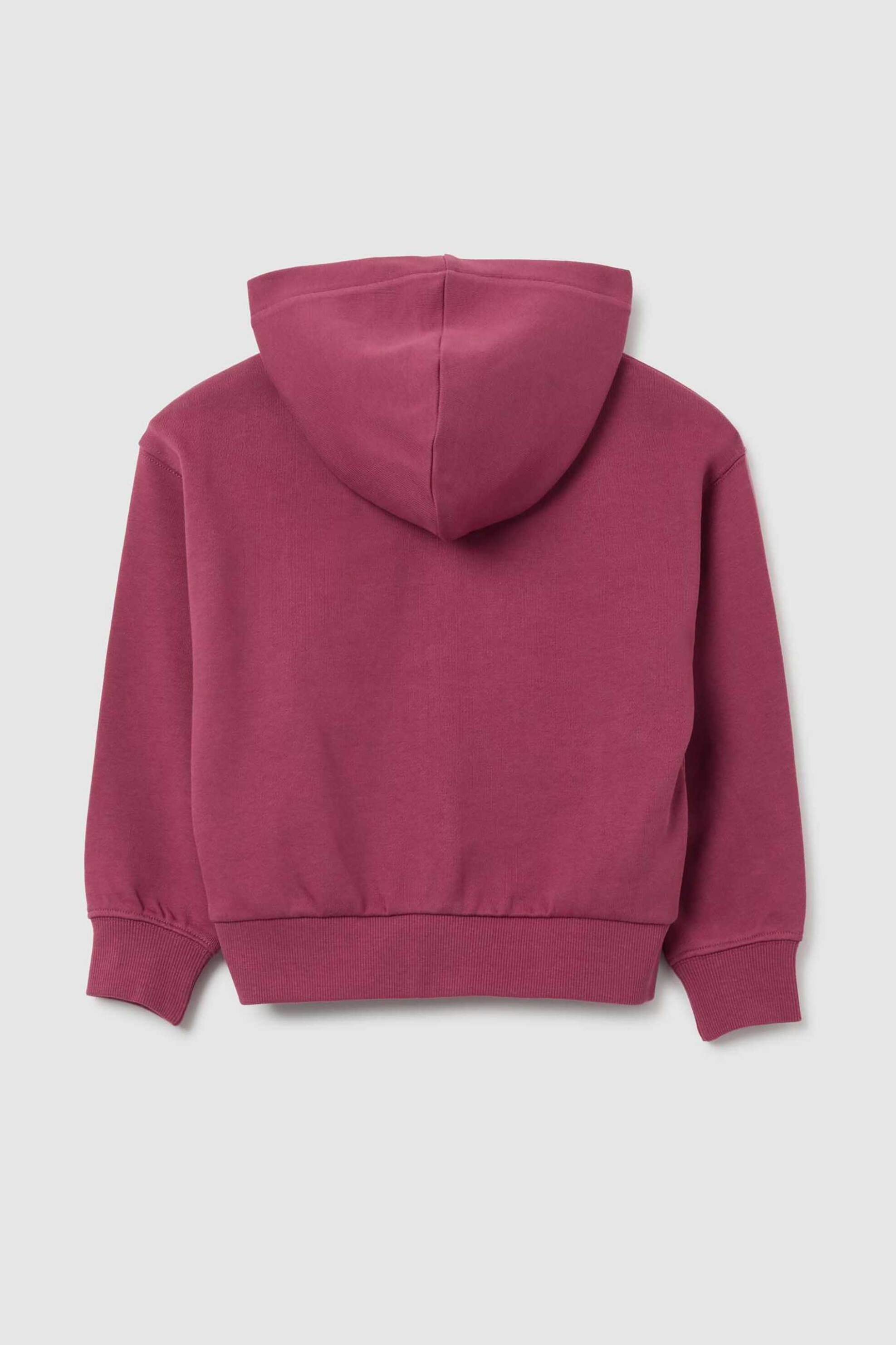 OVS παιδική ζακέτα φούτερ μονόχρωμη Regular Fit - 002418201 Μπορντό φωτογραφία