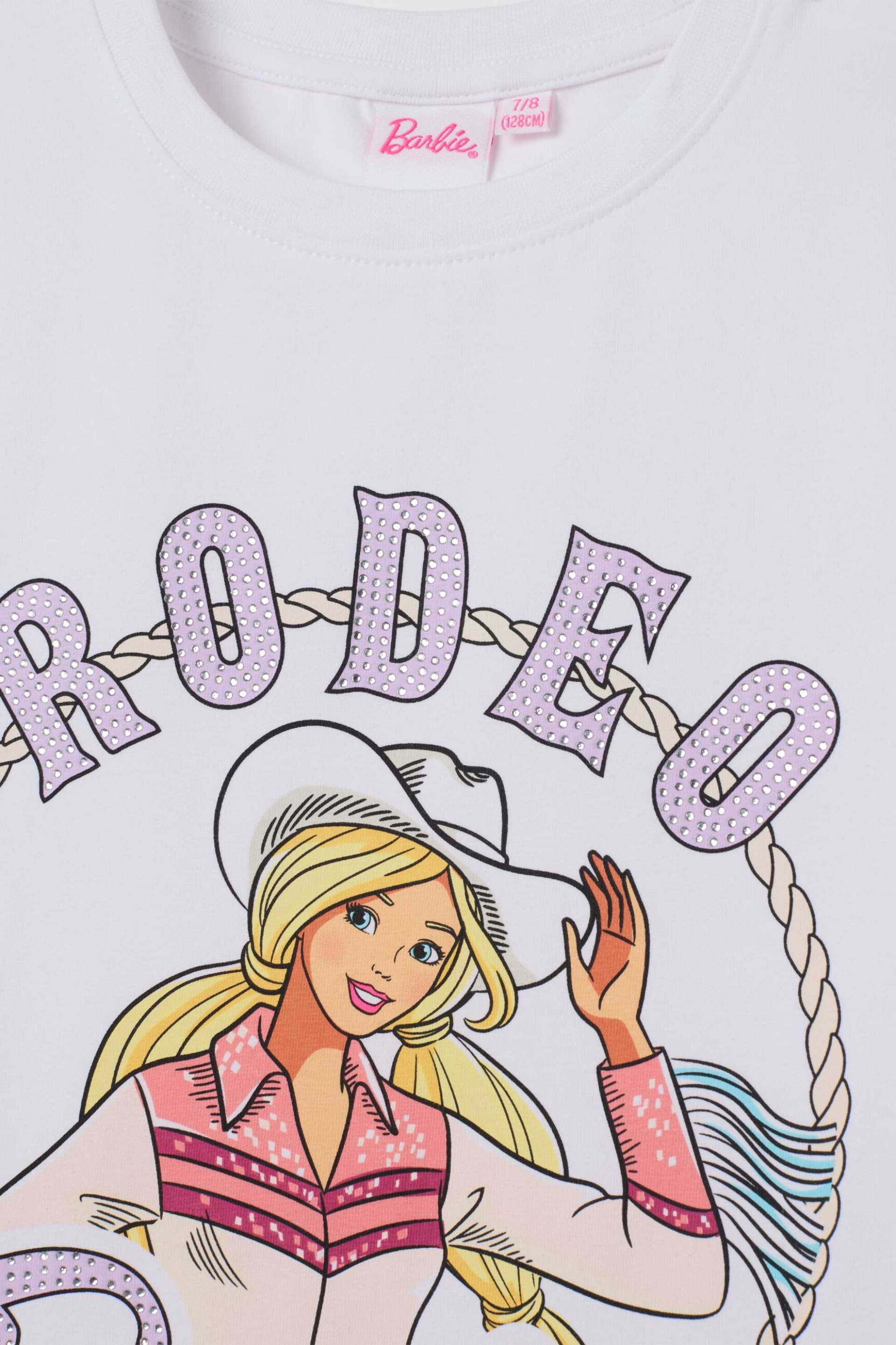 OVS παιδικό T-shirt με print "Barbie" Regular Fit - 002402746 Λευκό φωτογραφία