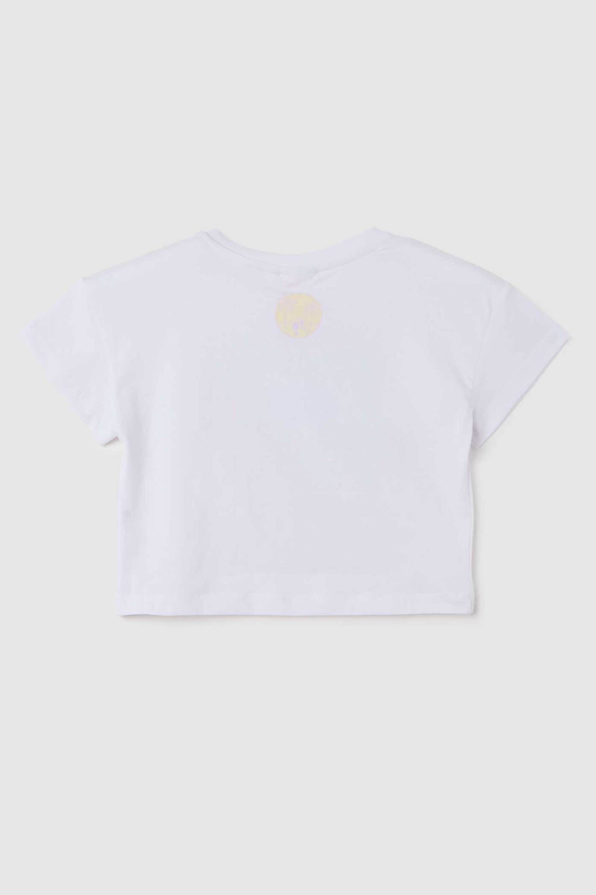 OVS παιδικό T-shirt με print Regular Fit - 002402811 Λευκό φωτογραφία