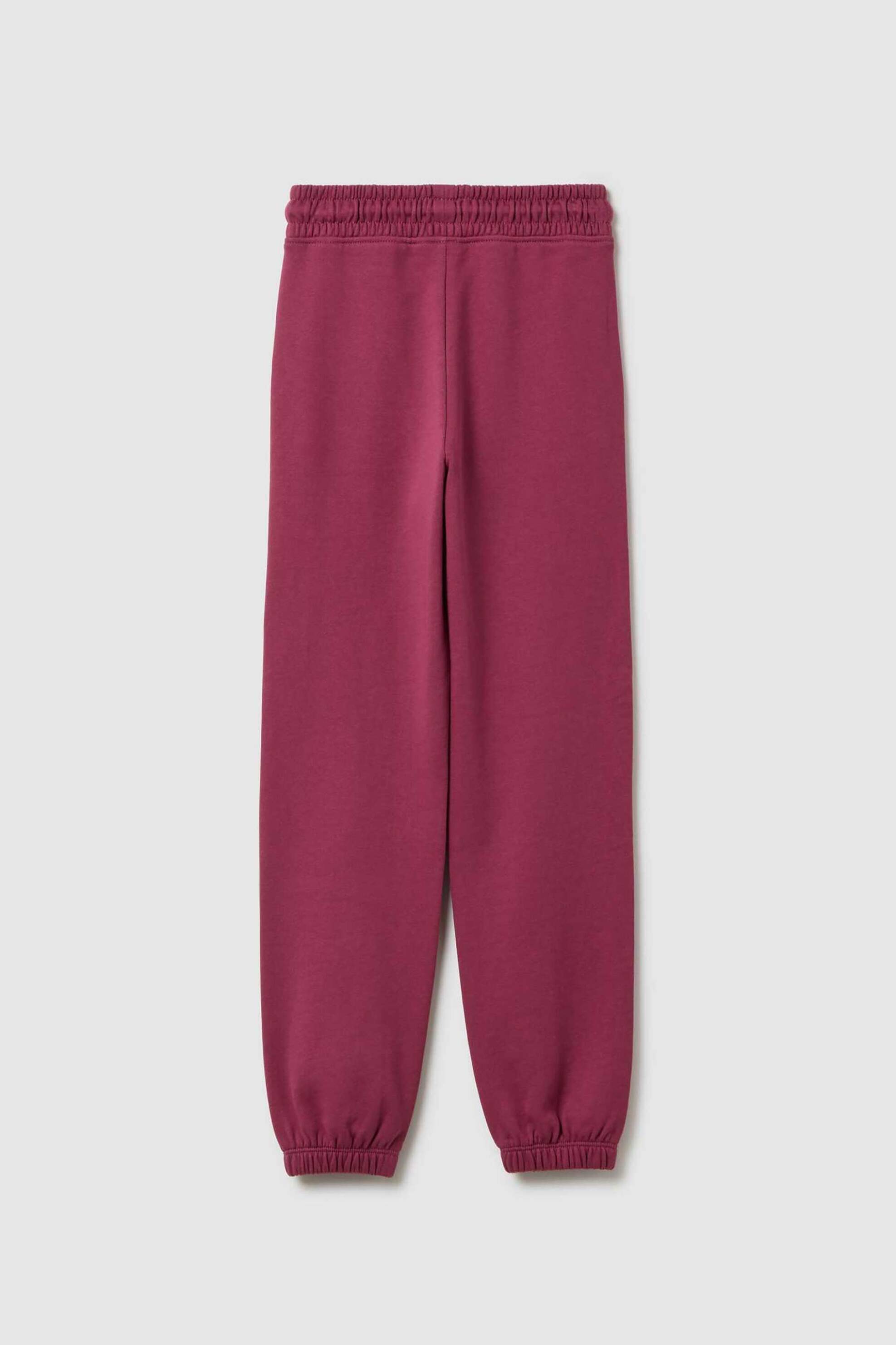 OVS παιδικό παντελόνι φόρμας μονόχρωμο - 002418317 Μπορντό φωτογραφία