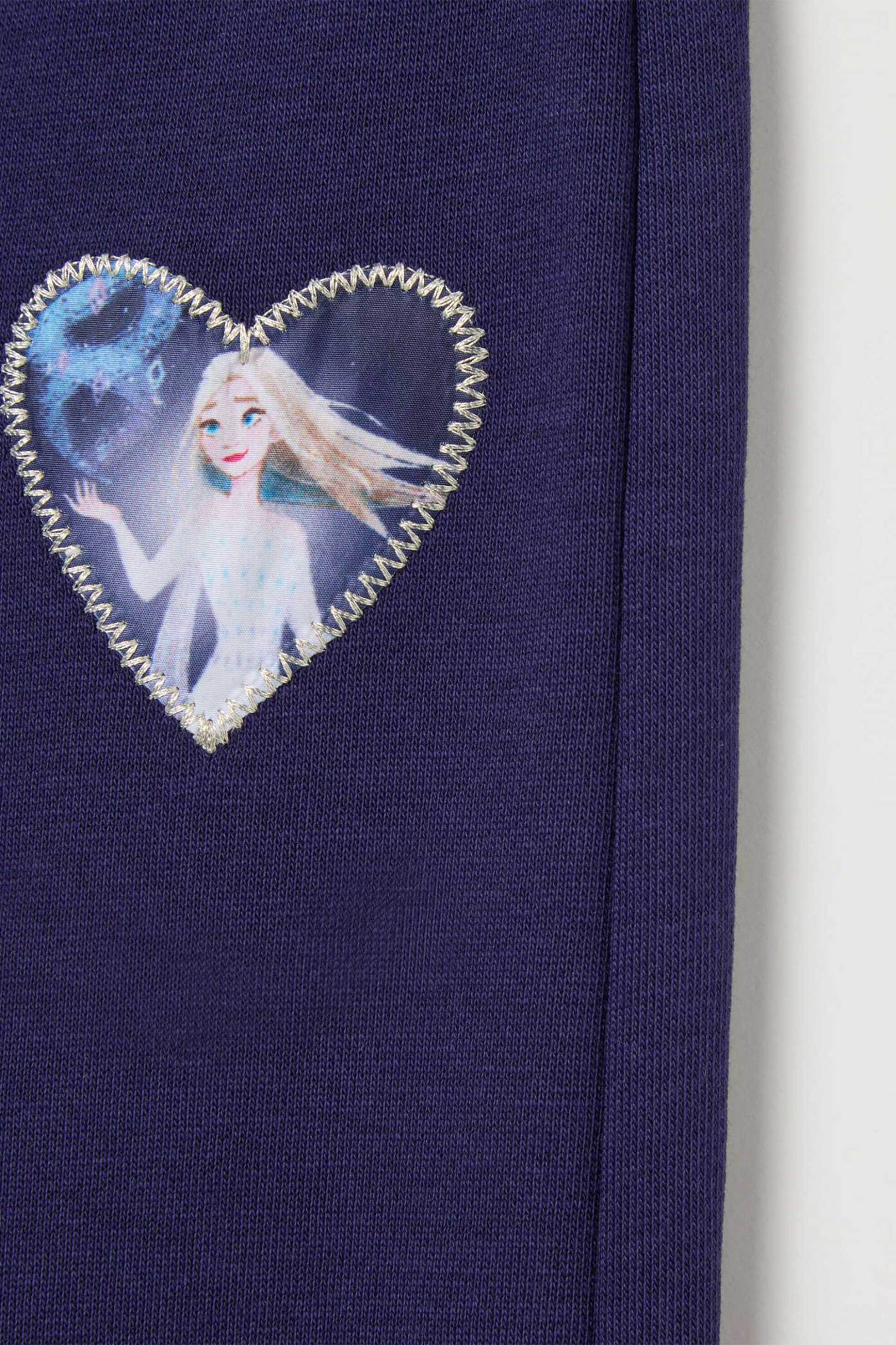 OVS παιδικό παντελόνι φόρμας με print "Frozen" Wide Leg - 002446652 Μπλε φωτογραφία