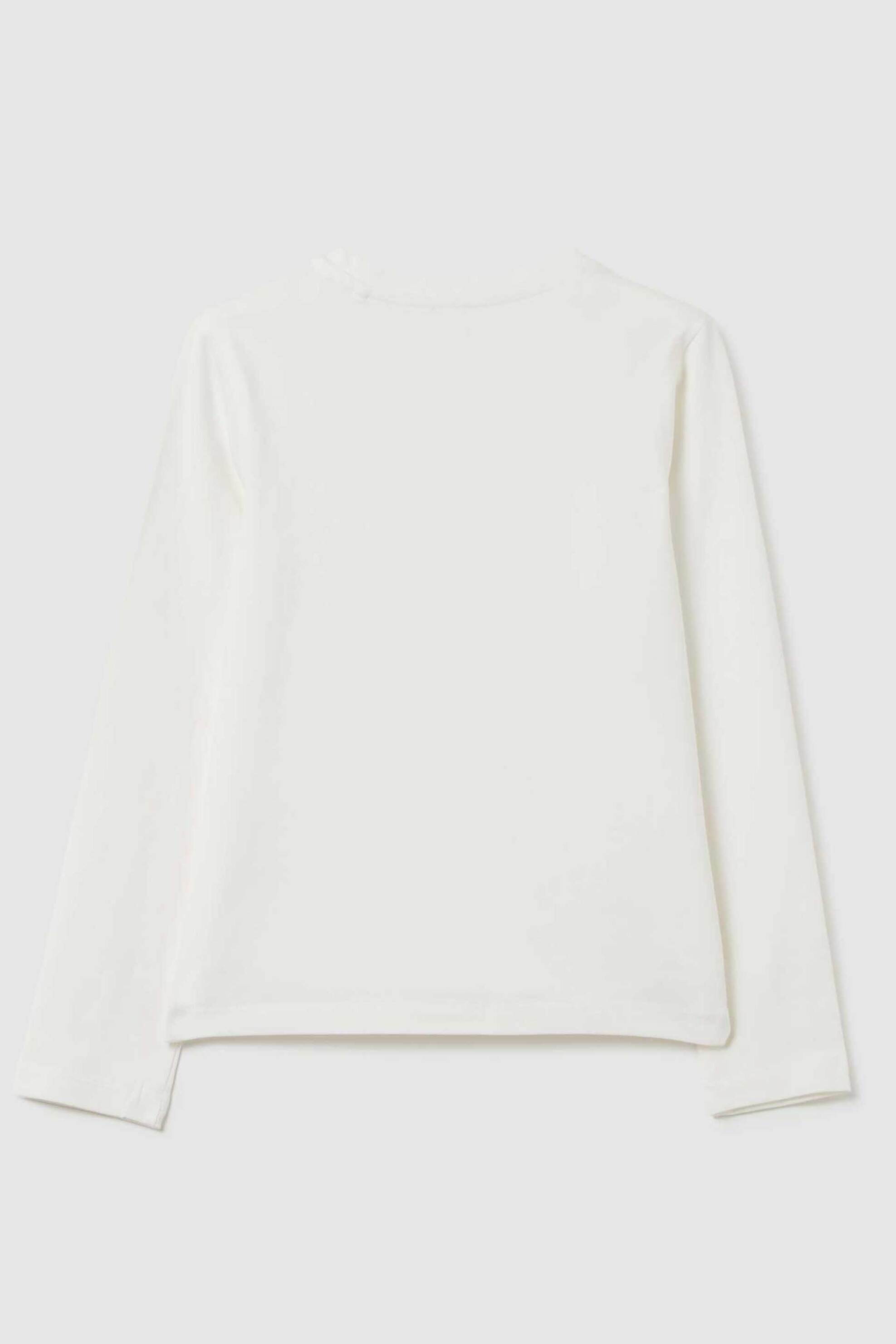 OVS παιδική μπλούζα με all-over print με στρας Regular Fit - 002447049 Λευκό φωτογραφία