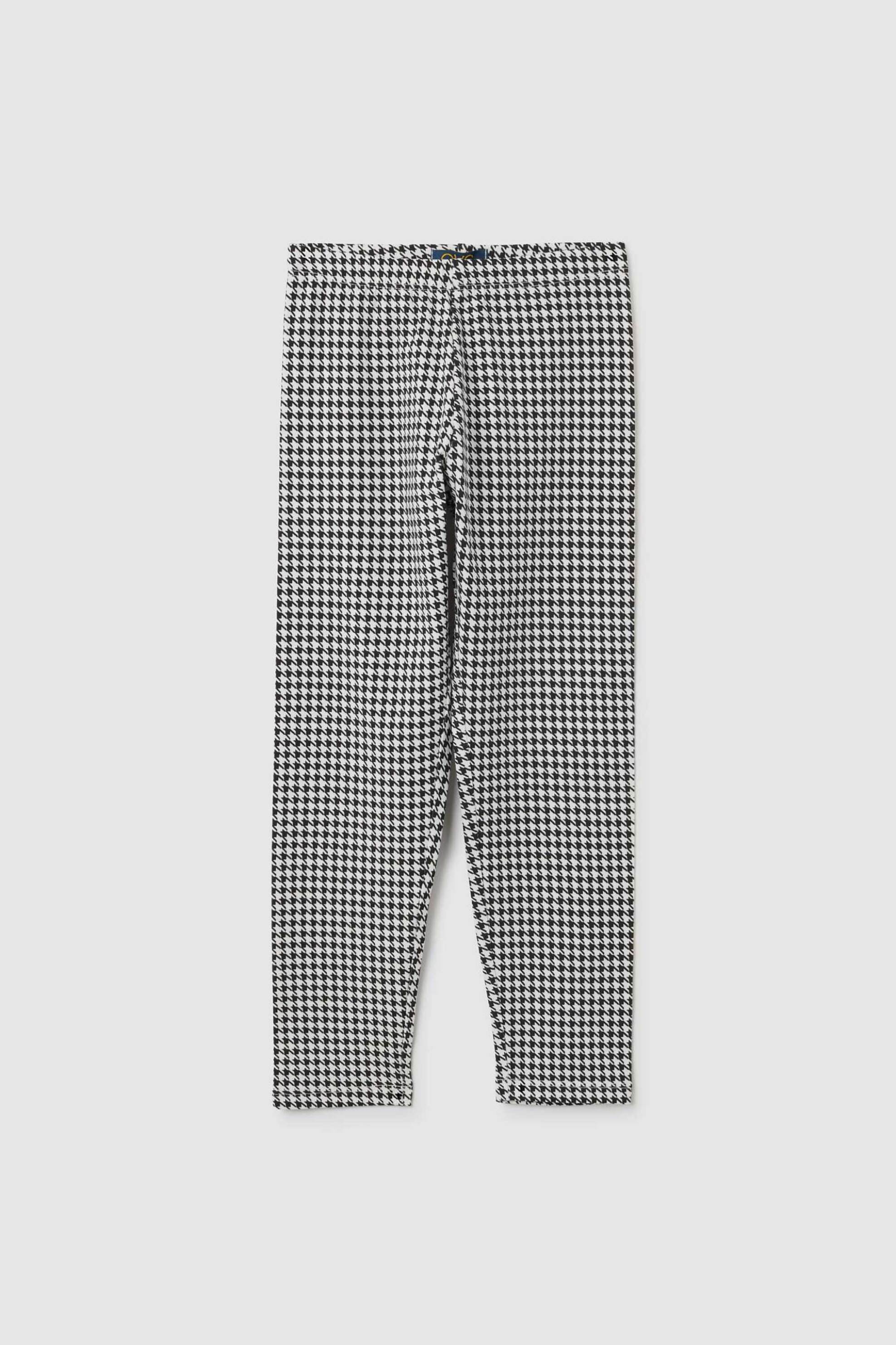 OVS παιδικό κολάν pied de poule - 002457463 Μαύρο