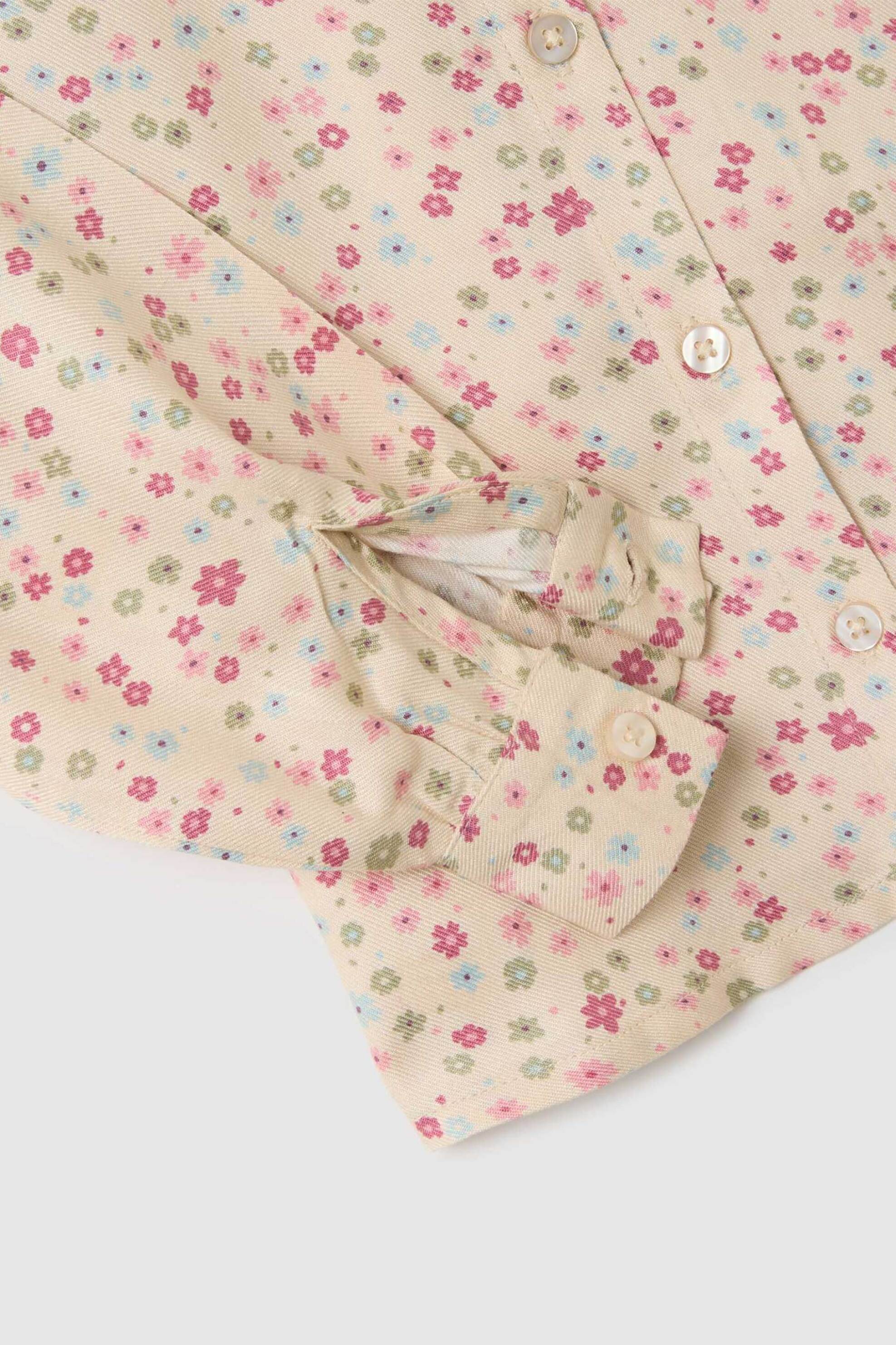 OVS παιδικό μακρυμάνικο πουκάμισο με floral print - 002468159 Ροζ φωτογραφία