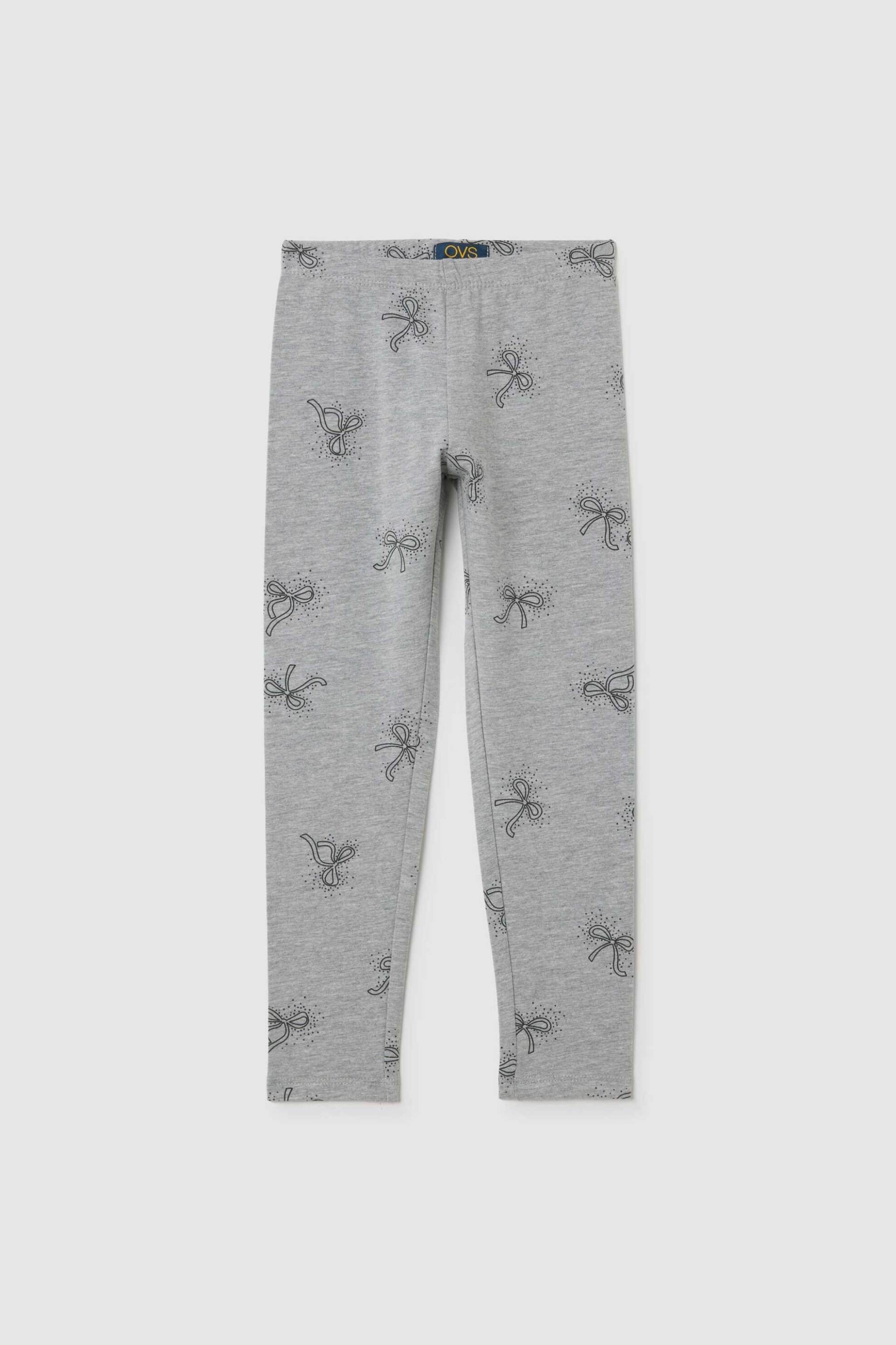 OVS παιδικό κολάν με all-over print - 002472720 Γκρι