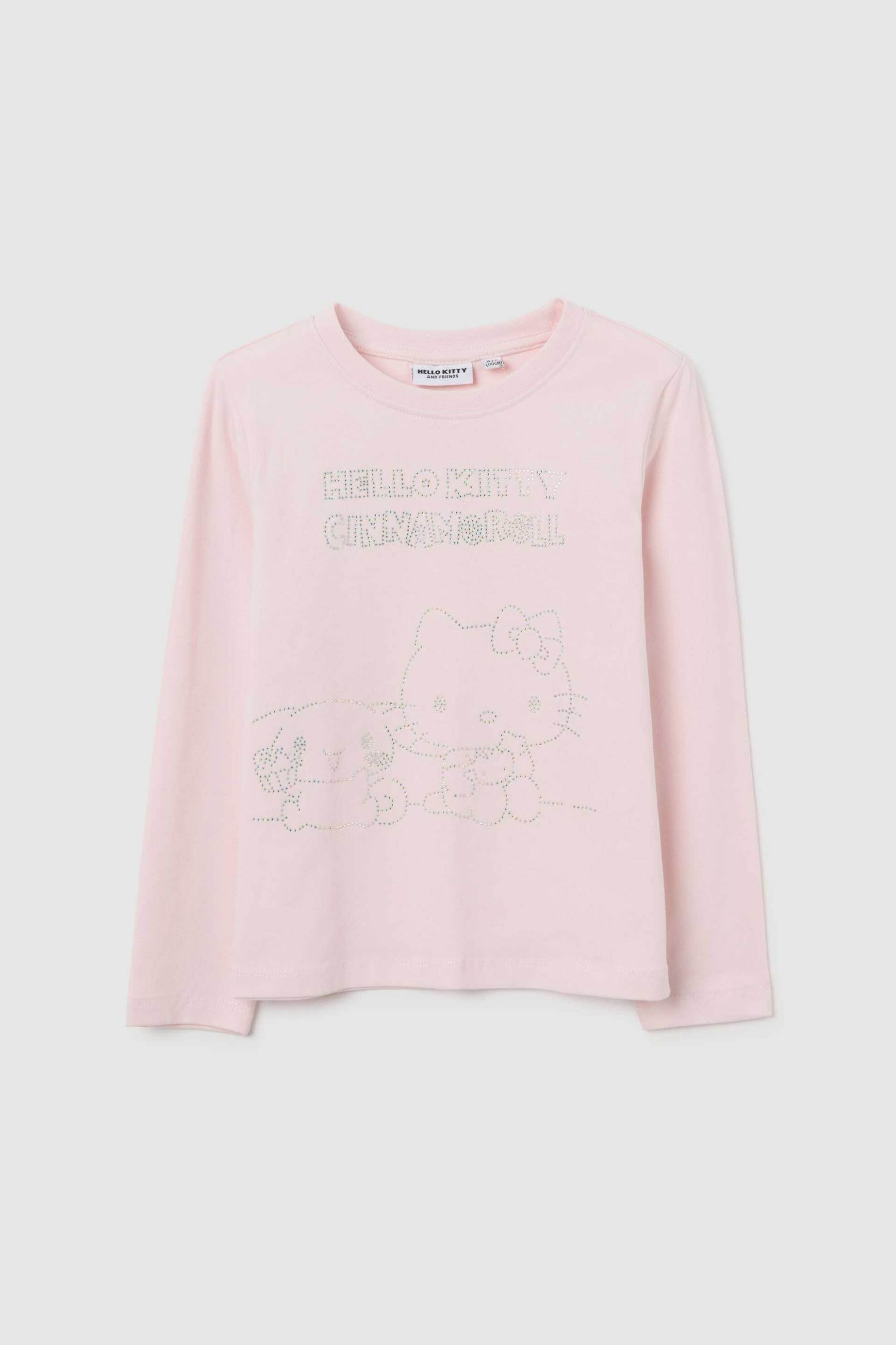 OVS παιδική μπλούζα με print Hello Kitty Regular Fit - 002475363 Ροζ