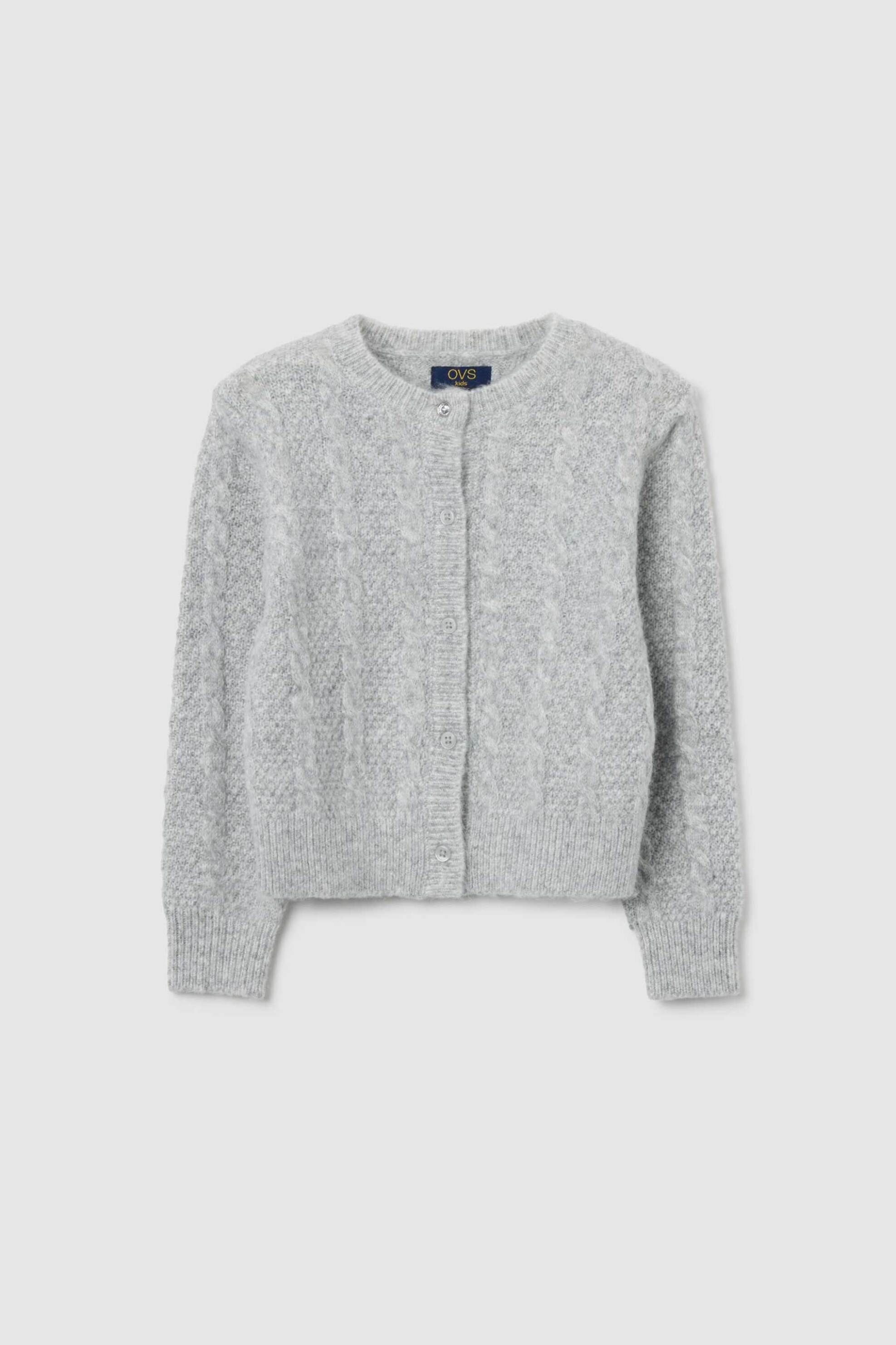 OVS παιδική ζακέτα Regular Fit - 002476281 Γκρι