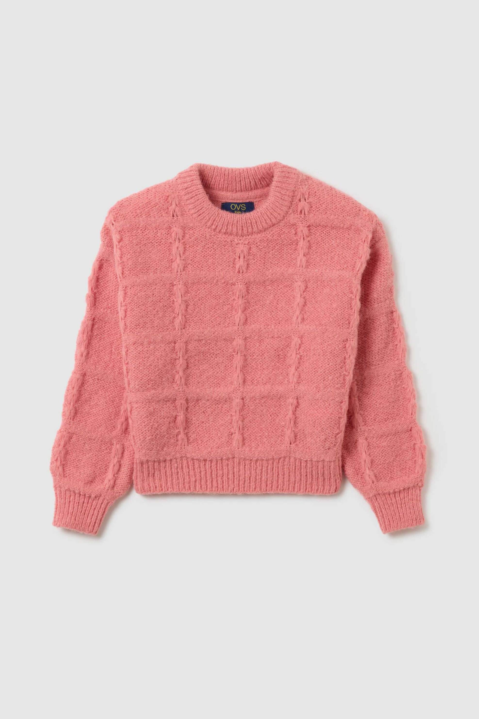 OVS παιδικό πουλόβερ Regular Fit - 002457228 Ροζ