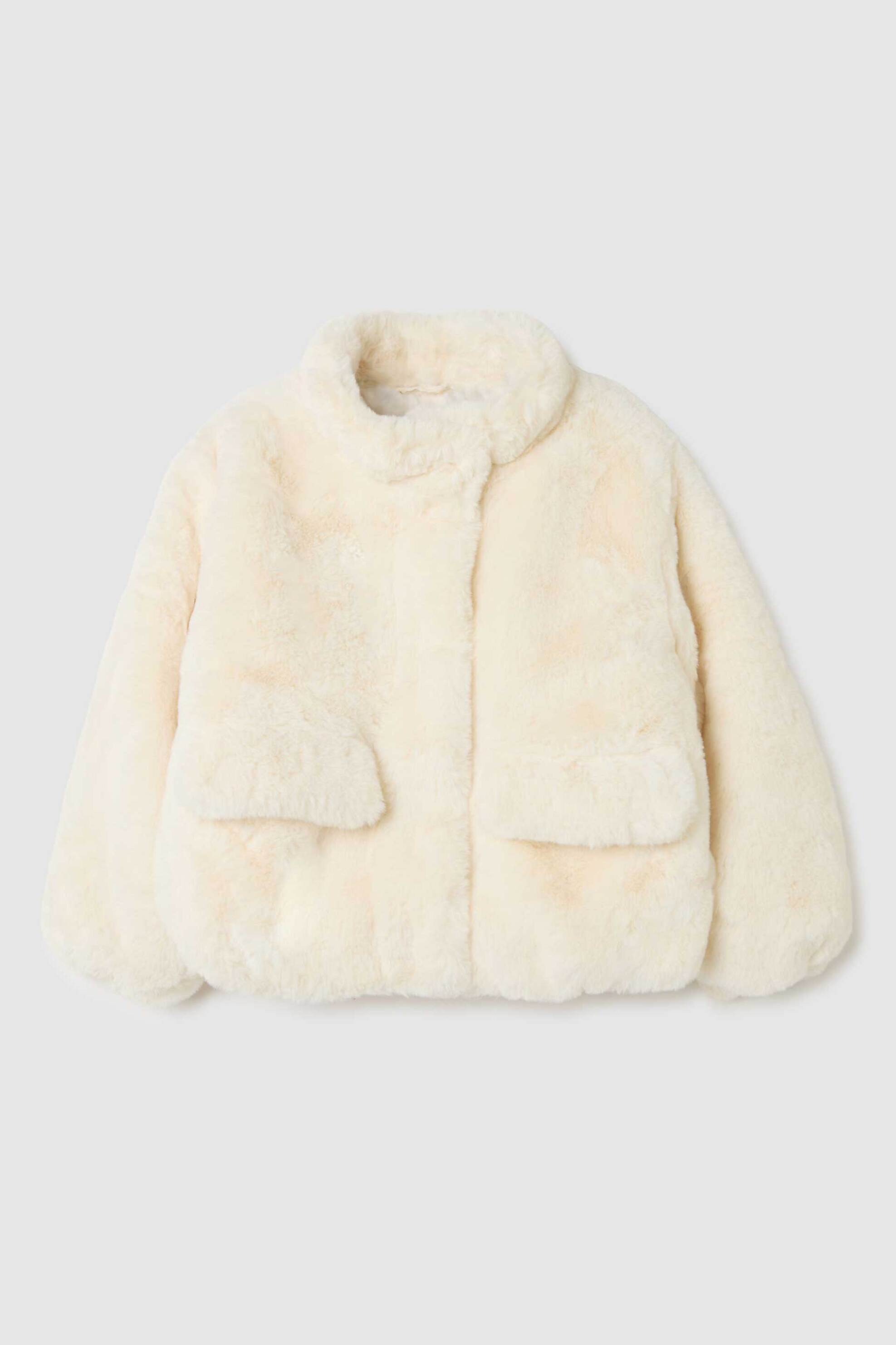 OVS παιδικό jacket με faux γούνα - 002457248 Λευκό