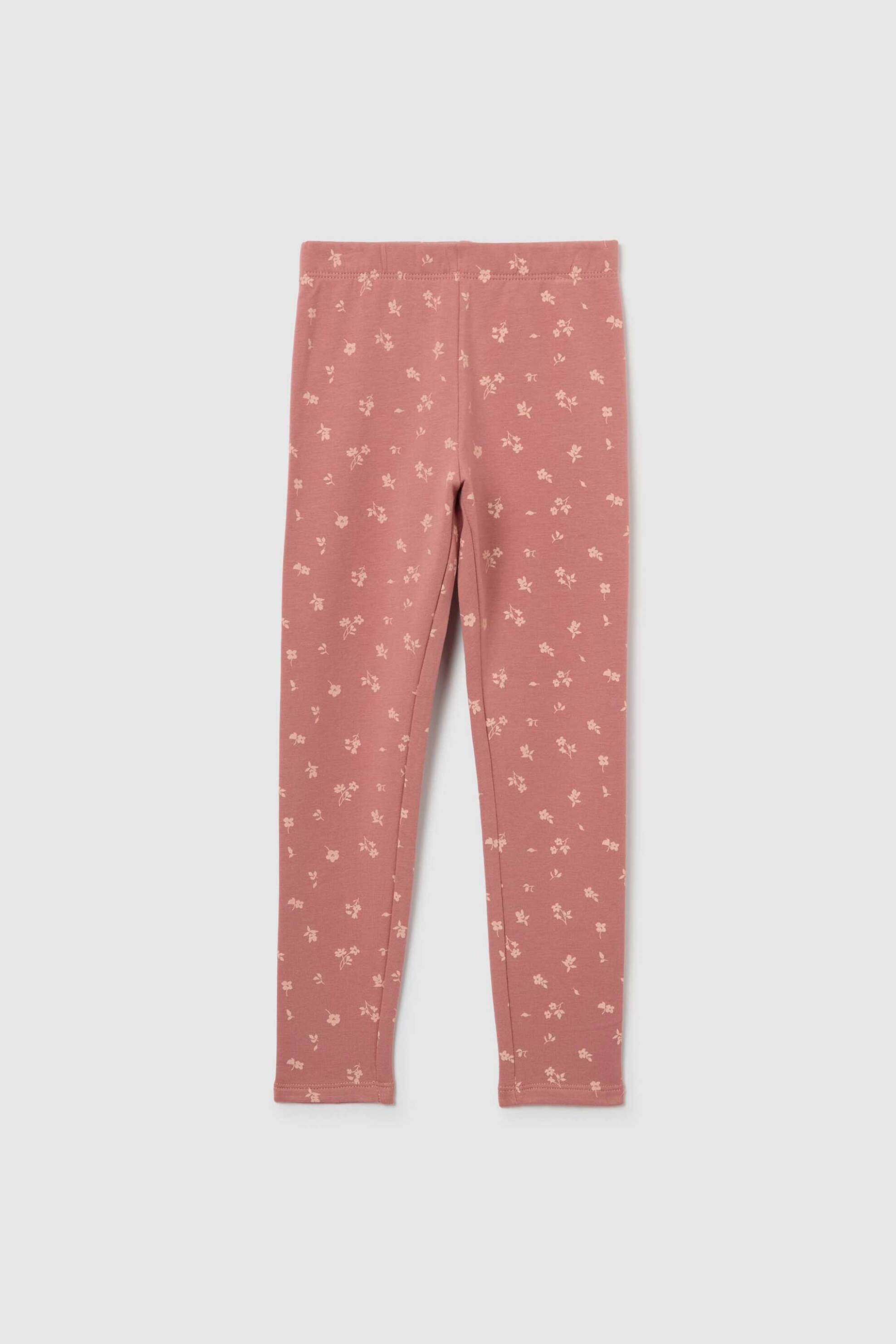 OVS παιδικό κολάν με floral print - 002487137 Ροζ