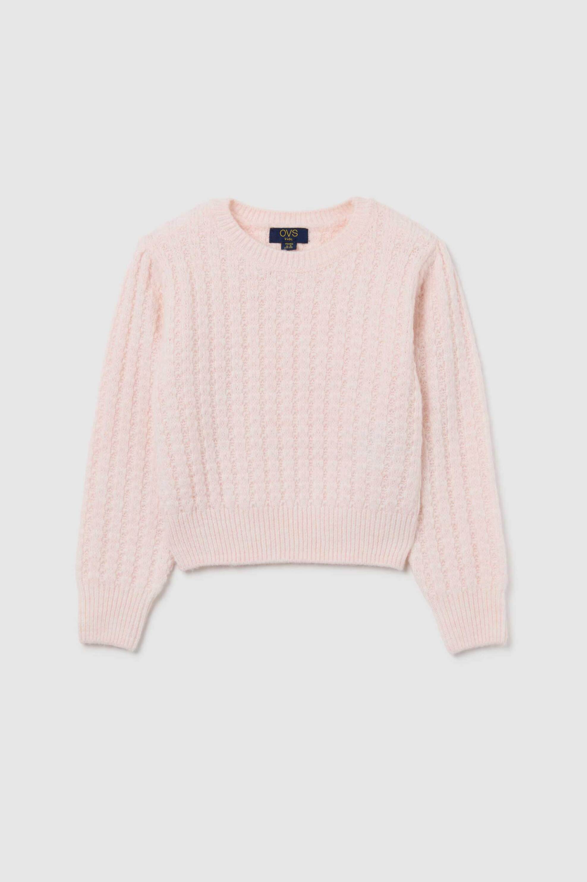 OVS παιδικό πουλόβερ Regular Fit - 002490403 Ροζ