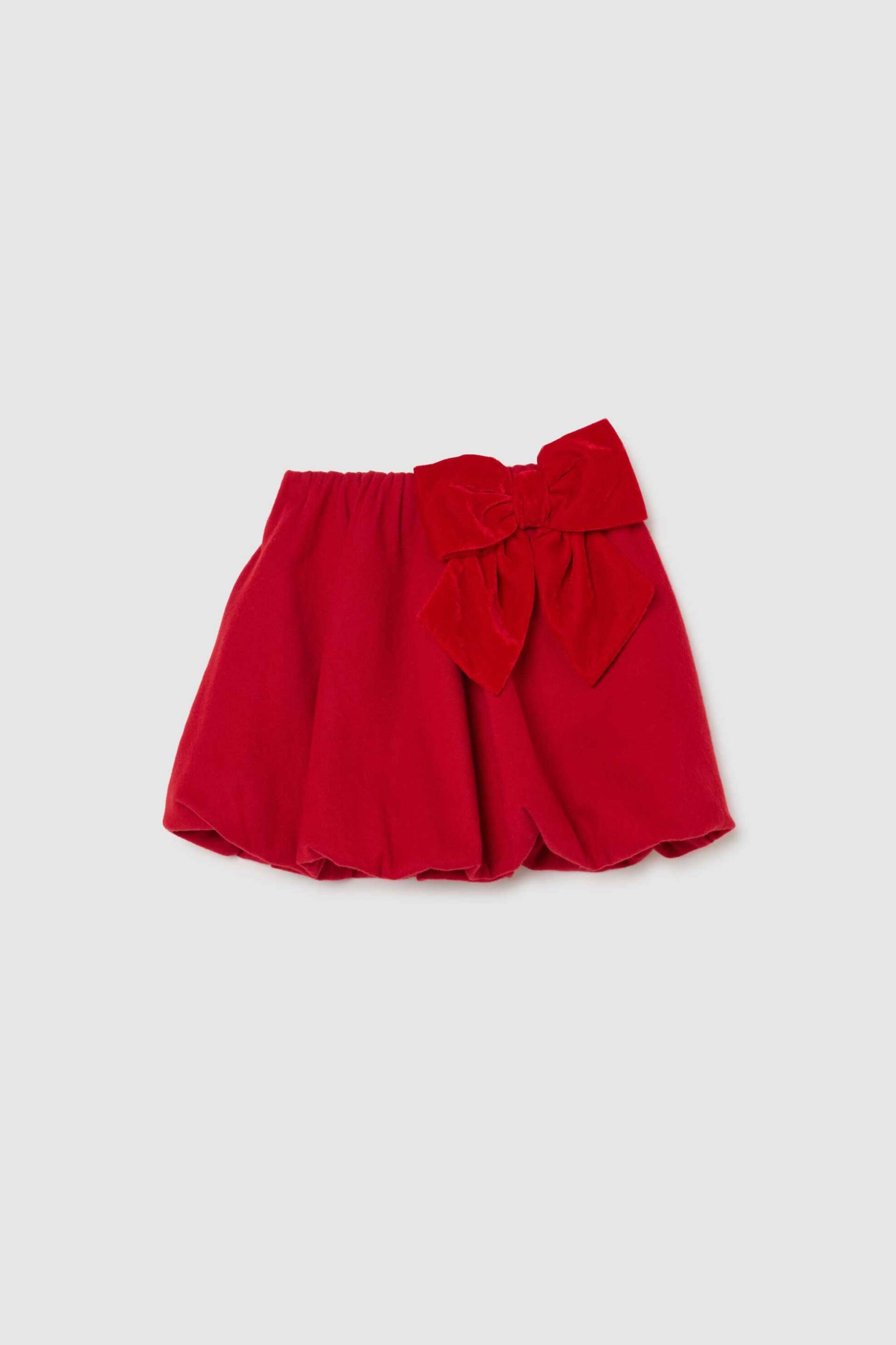 OVS παιδικη φούστα με ελαστική μέση και διακοσμητικό φιόγκο Regular Fit - 002493925 Μπορντό