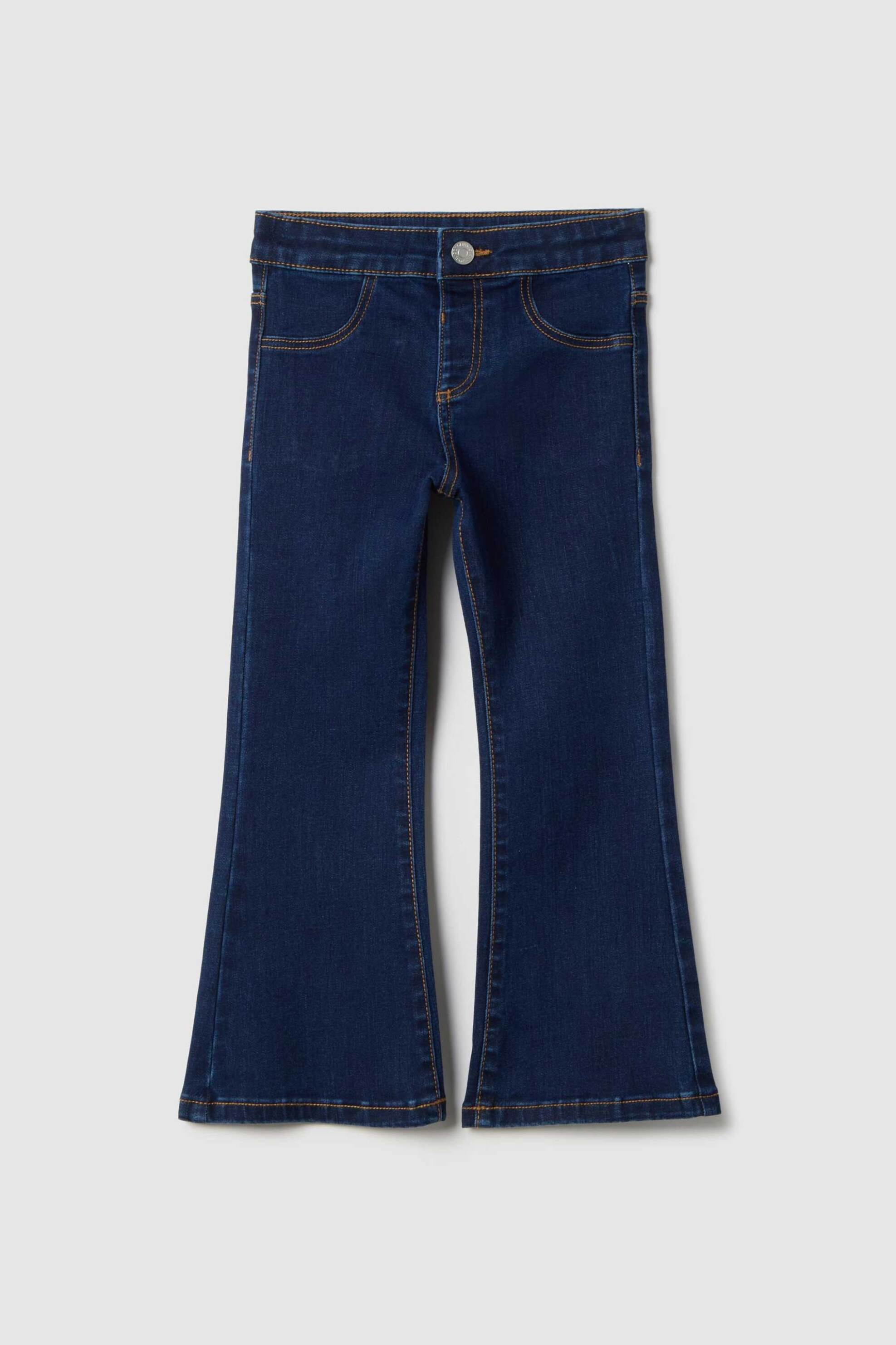 OVS παιδικό τζιν παντελόνι καμπάνα Flare Fit - 002551281 Denim Blue Σκούρο