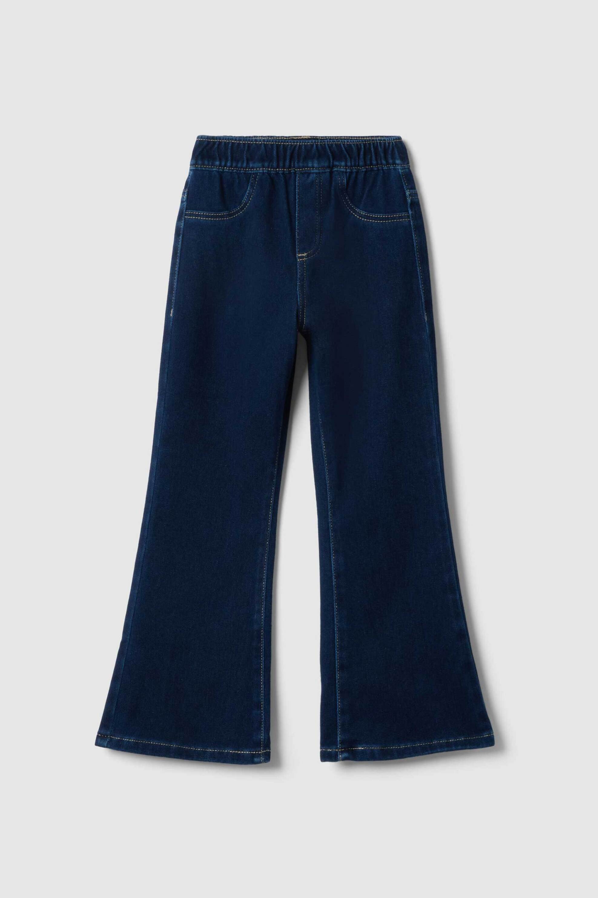 OVS παιδικό τζιν παντελόνι με ελαστική μέση Flare Fit - 002551564 Denim Blue Σκούρο