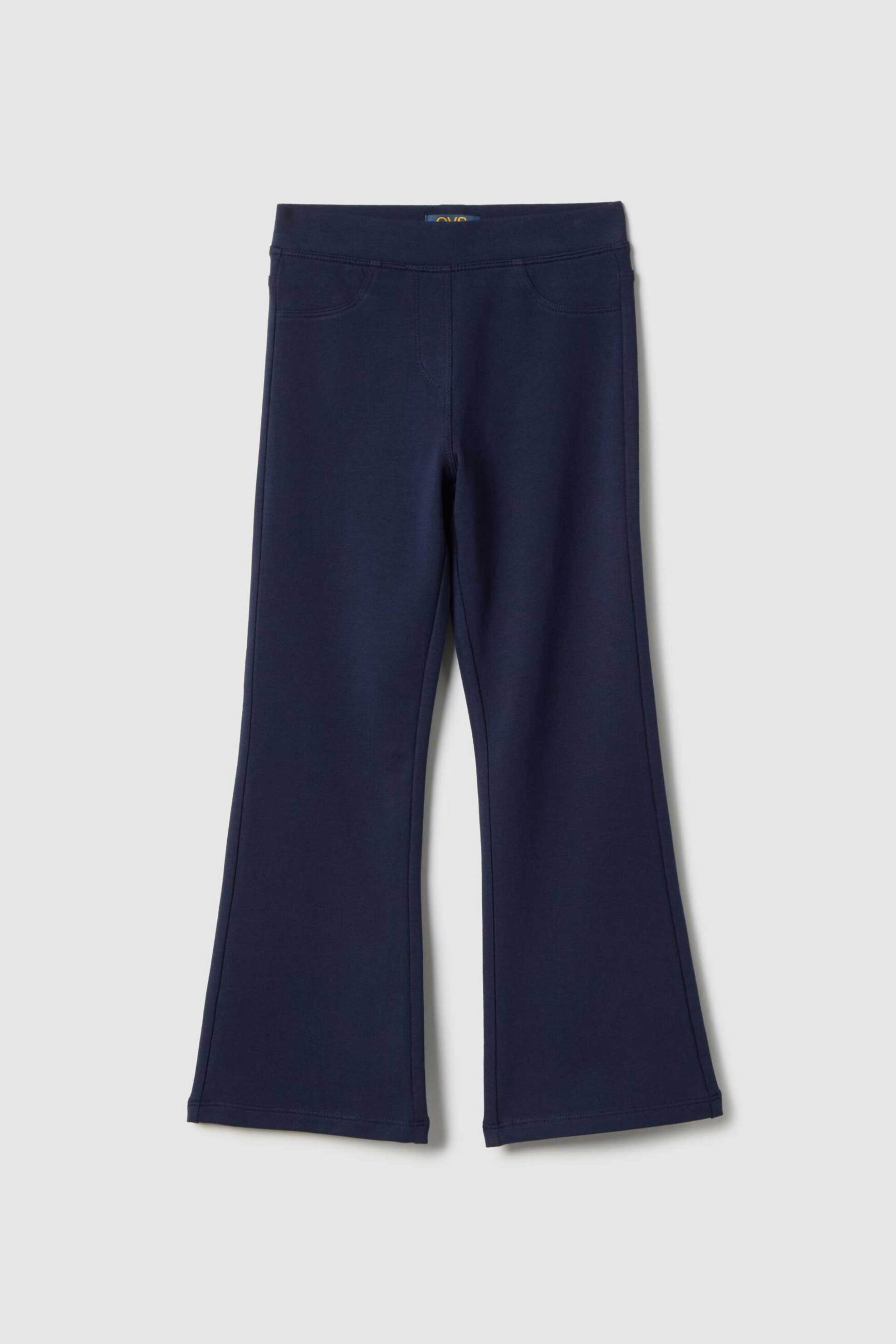 OVS παιδικό κολάν μονόχρωμο Flare Fit - 002551341 Σκούρο Μπλε