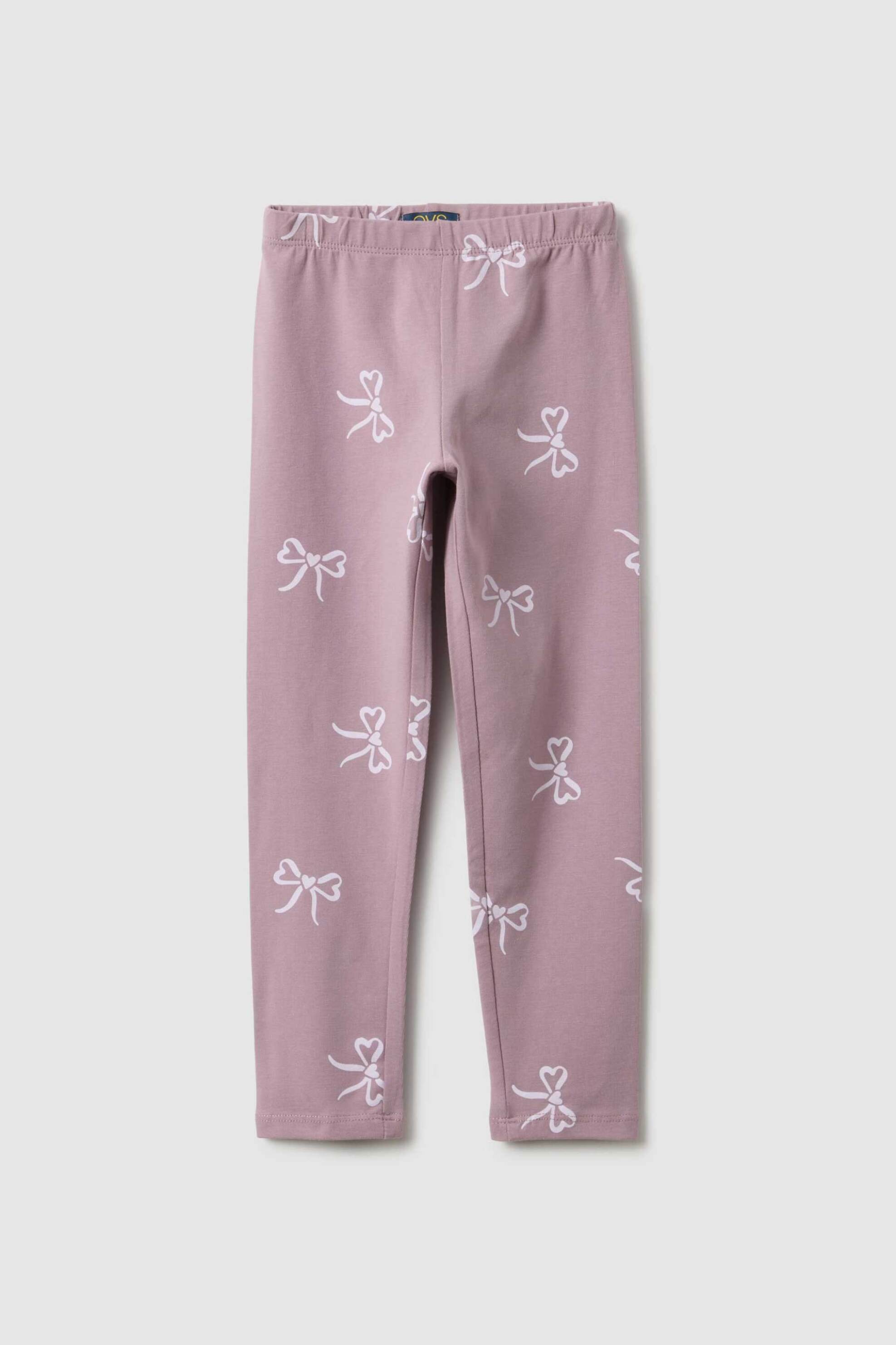 OVS παιδικό κολάν με all-over print Slim Fit - 002557990 Ροζ