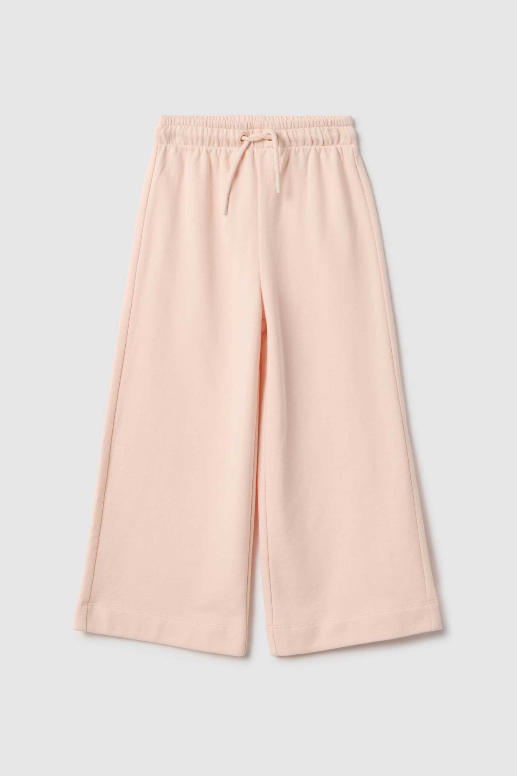 OVS παιδικό παντελόνι φόρμας μονόχρωμο Wide Leg - 002551467 Ροζ