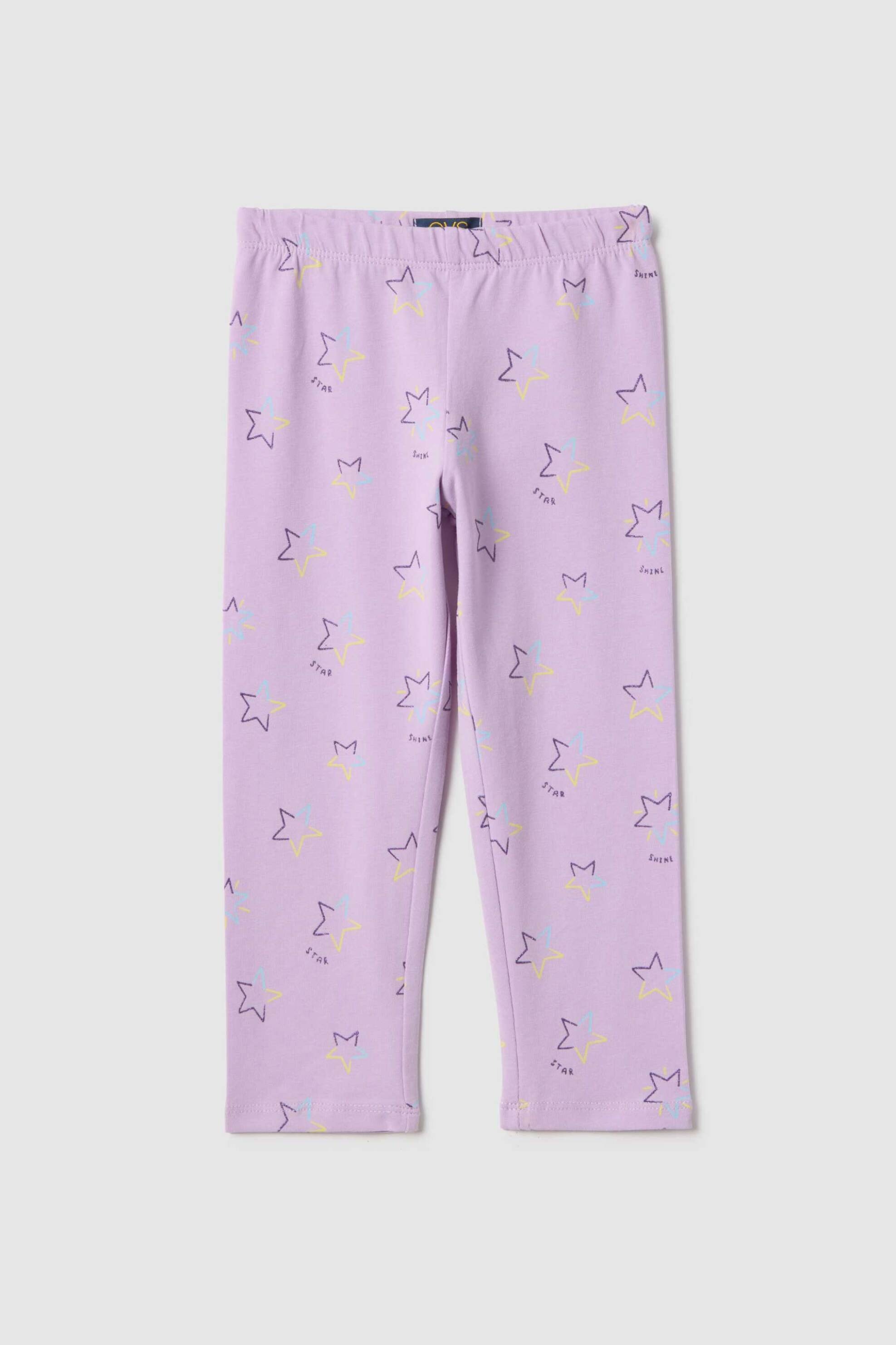 OVS παιδικό κολάν με all-over print Slim Fit - 002575605 Βιολετί