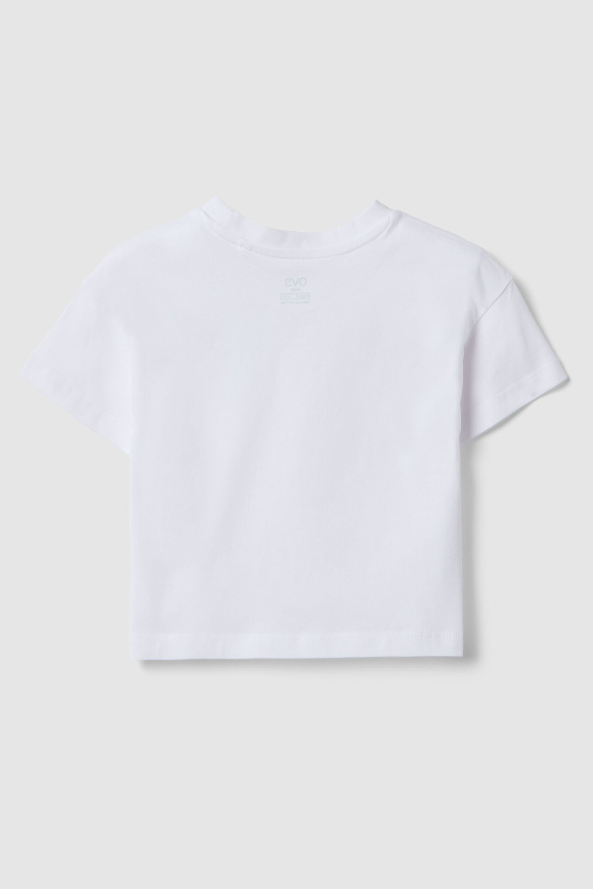 OVS παιδικό T-shirt με print Regular Fit - 002579507 Λευκό φωτογραφία
