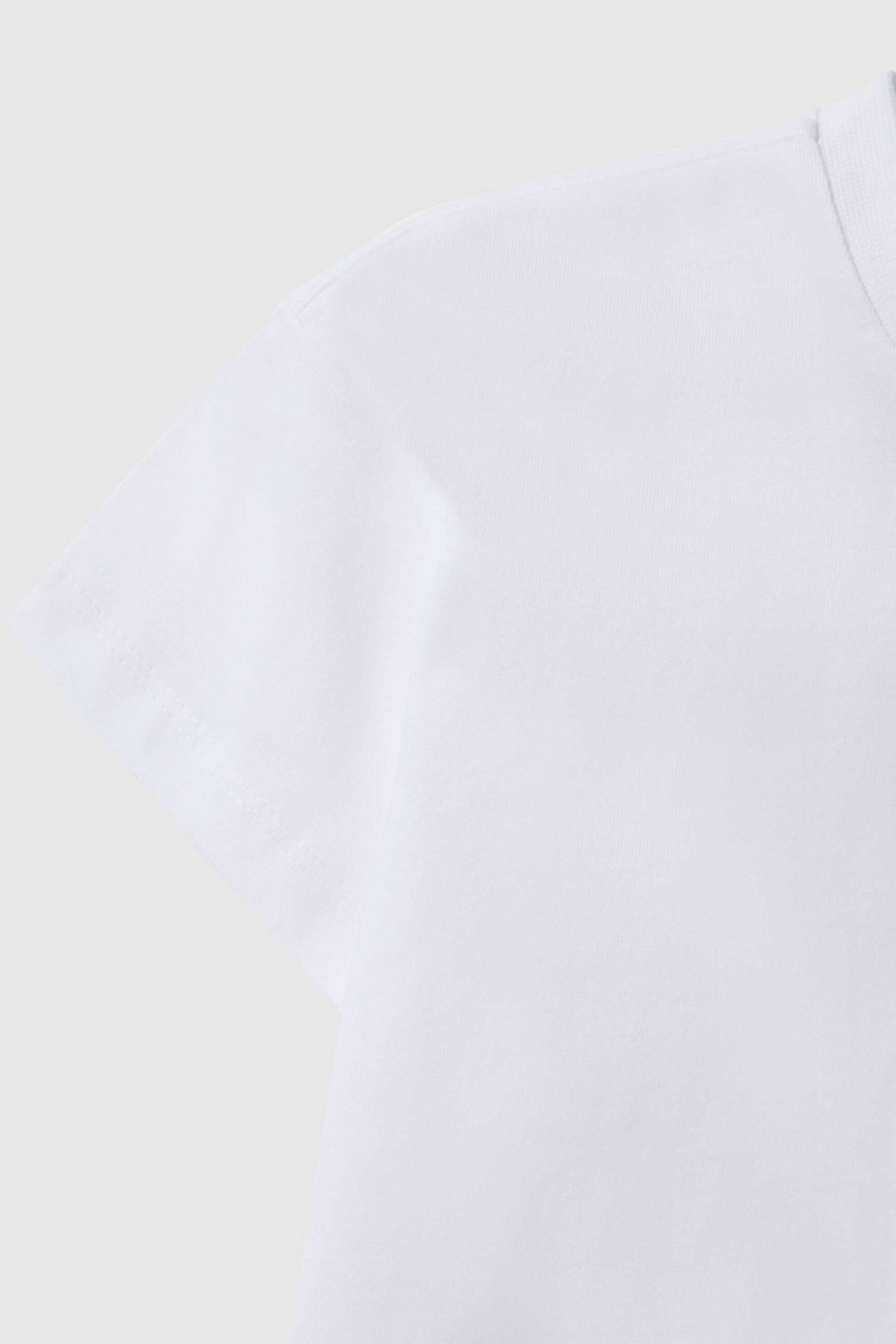 OVS παιδικό T-shirt με print Regular Fit - 002579507 Λευκό φωτογραφία