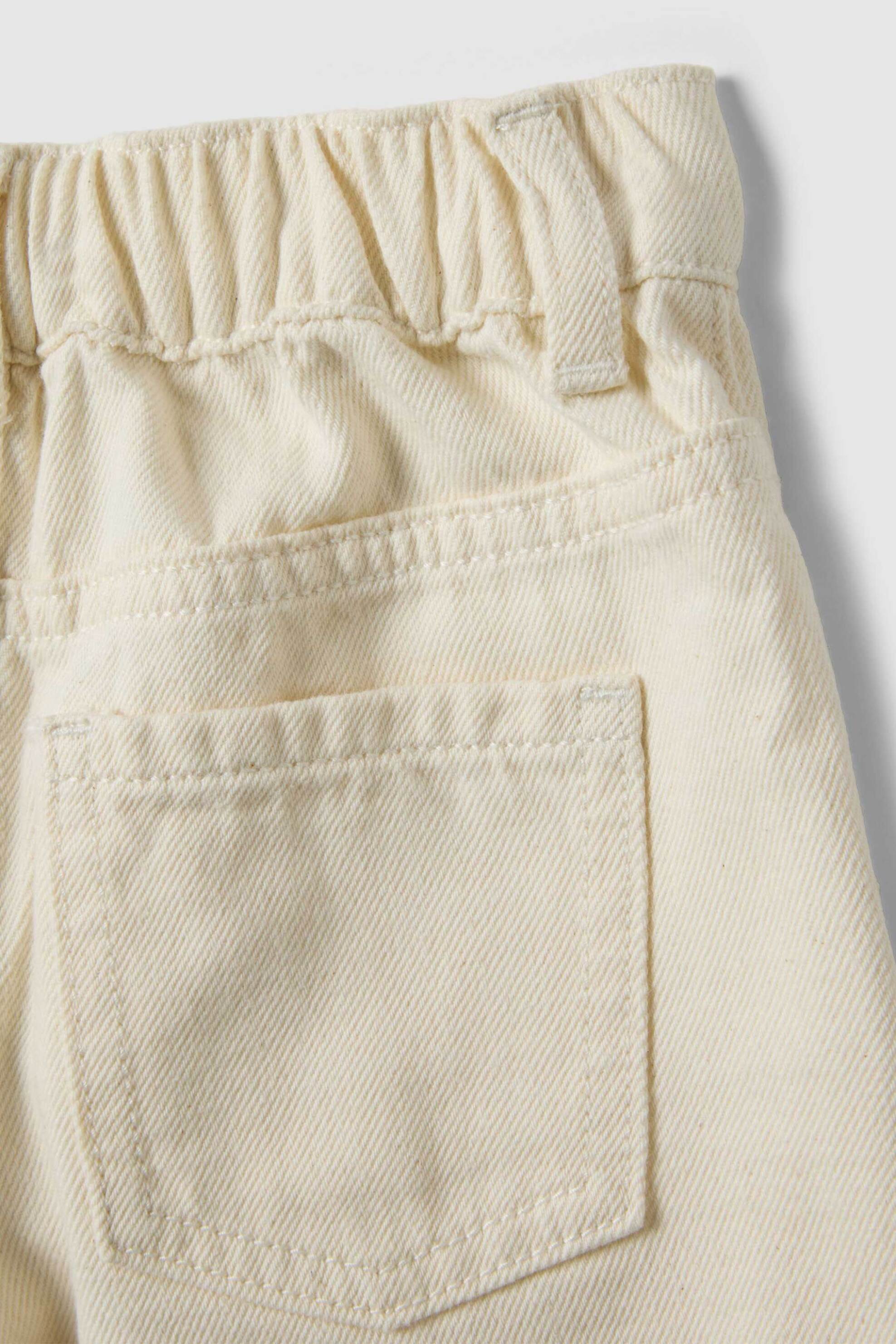 OVS παιδικό denim σορτς Regular Fit - 002603963 Λευκό φωτογραφία