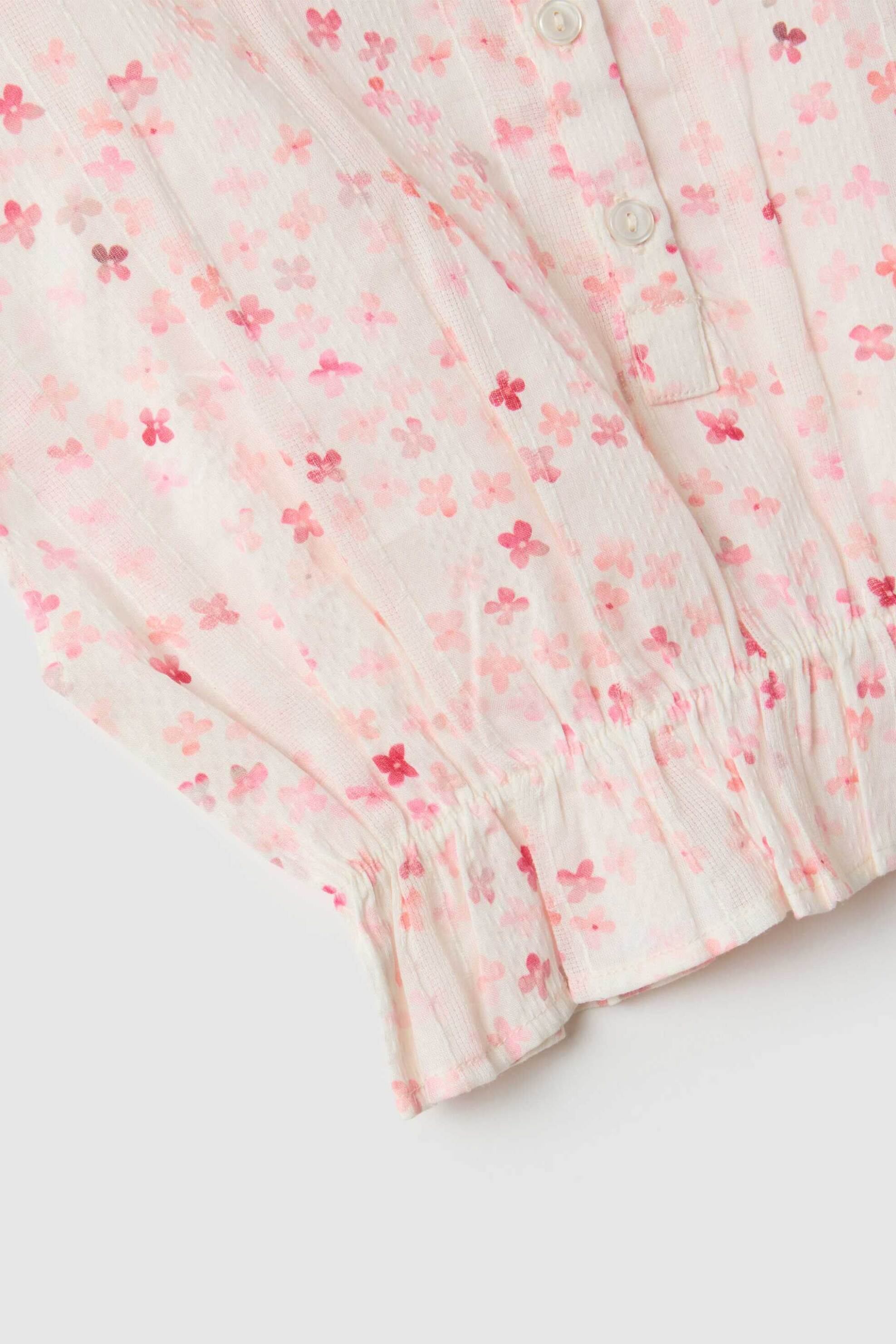 Ovs Παιδική Αμάνικη Μπλούζα με Print Regular Fit - 002575658 Λευκό