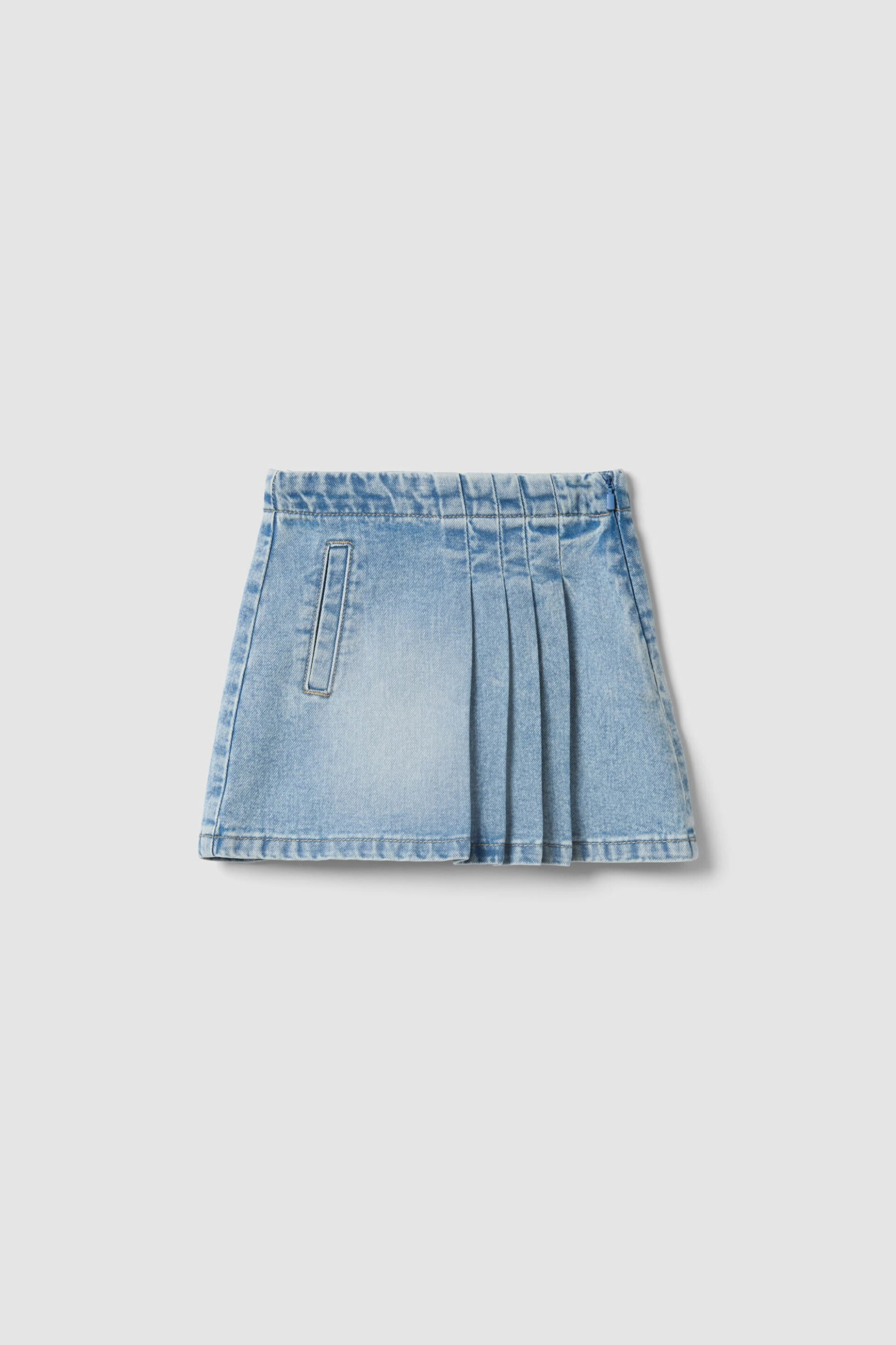 OVS παιδική denim φούστα με πιέτες - 002654748 Denim Blue