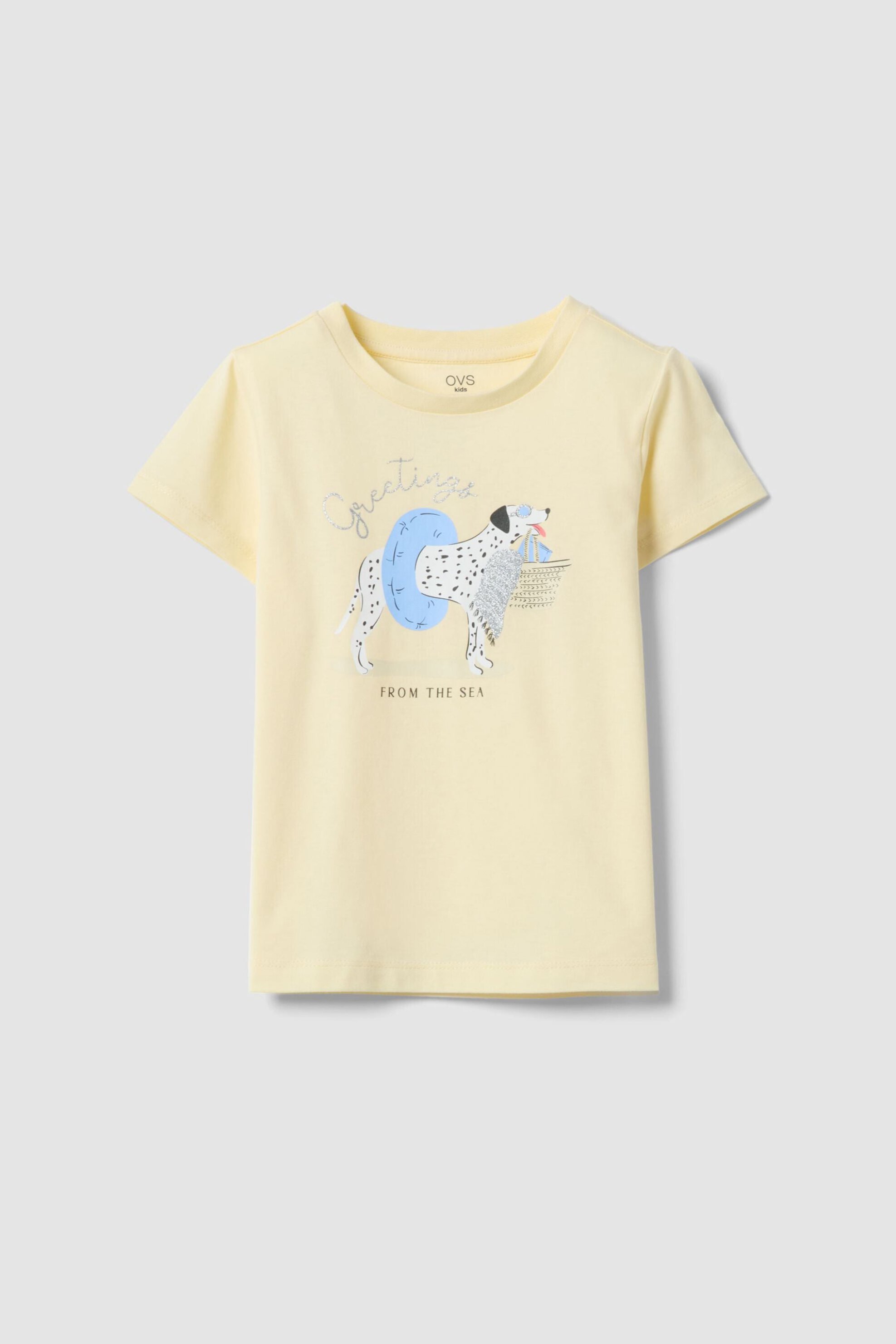 OVS παιδικό T-shirt με print - 002661884 Κίτρινο
