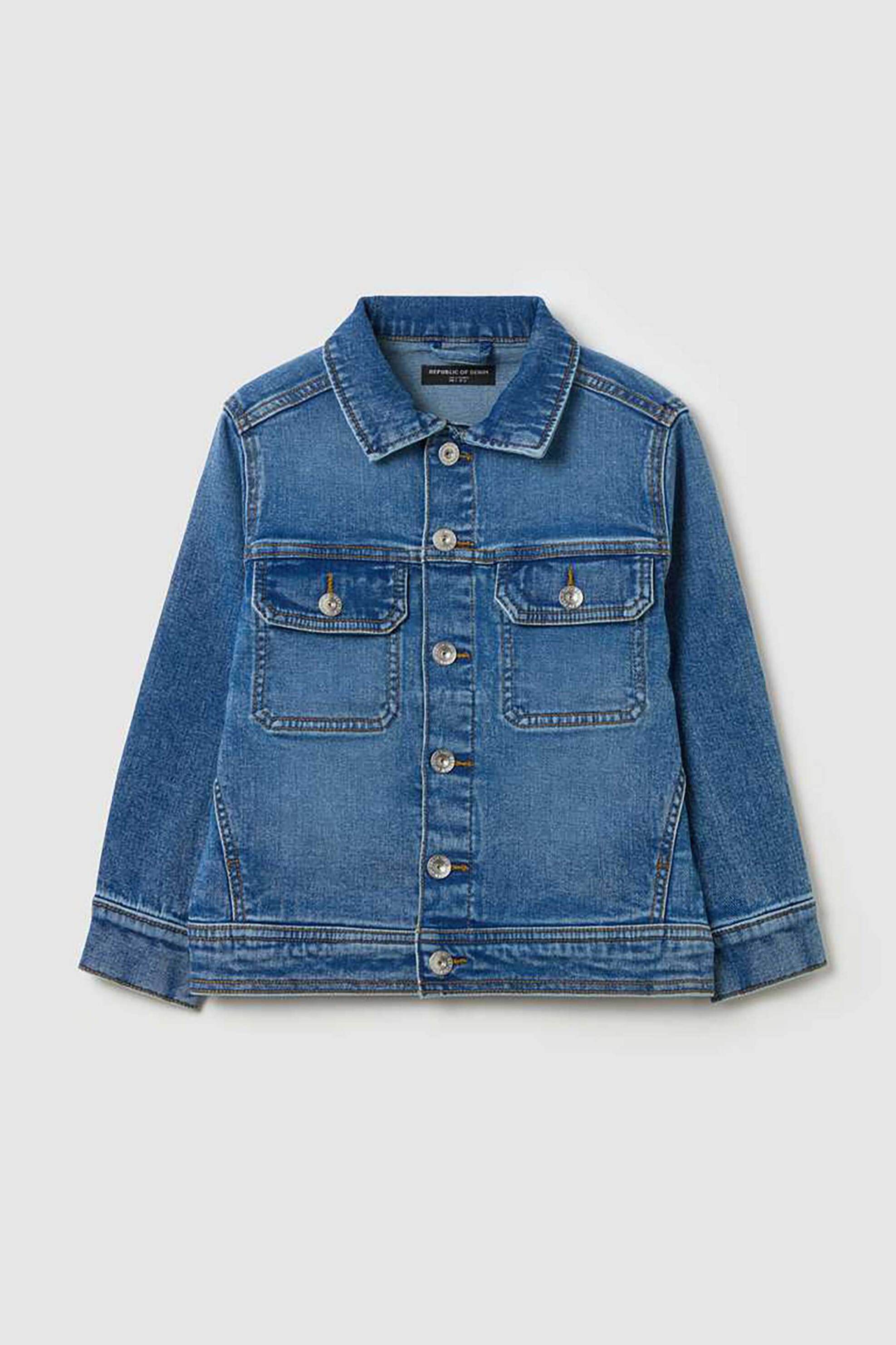 OVS KIDS OVS παιδικό denim jacket - 002182588 Denim Blue