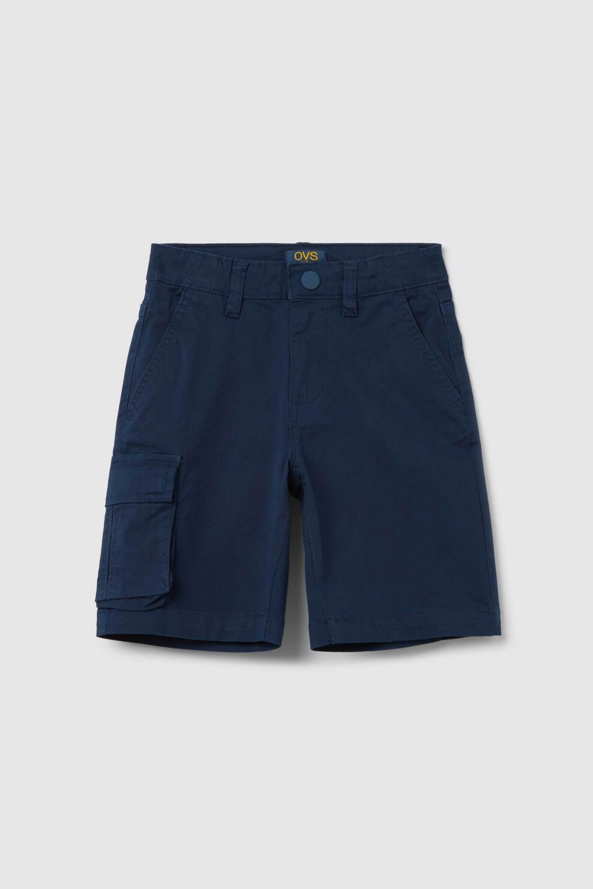 OVS παιδική βερμούδα cargo Regular Fit - 002262569 Μπλε Σκούρο