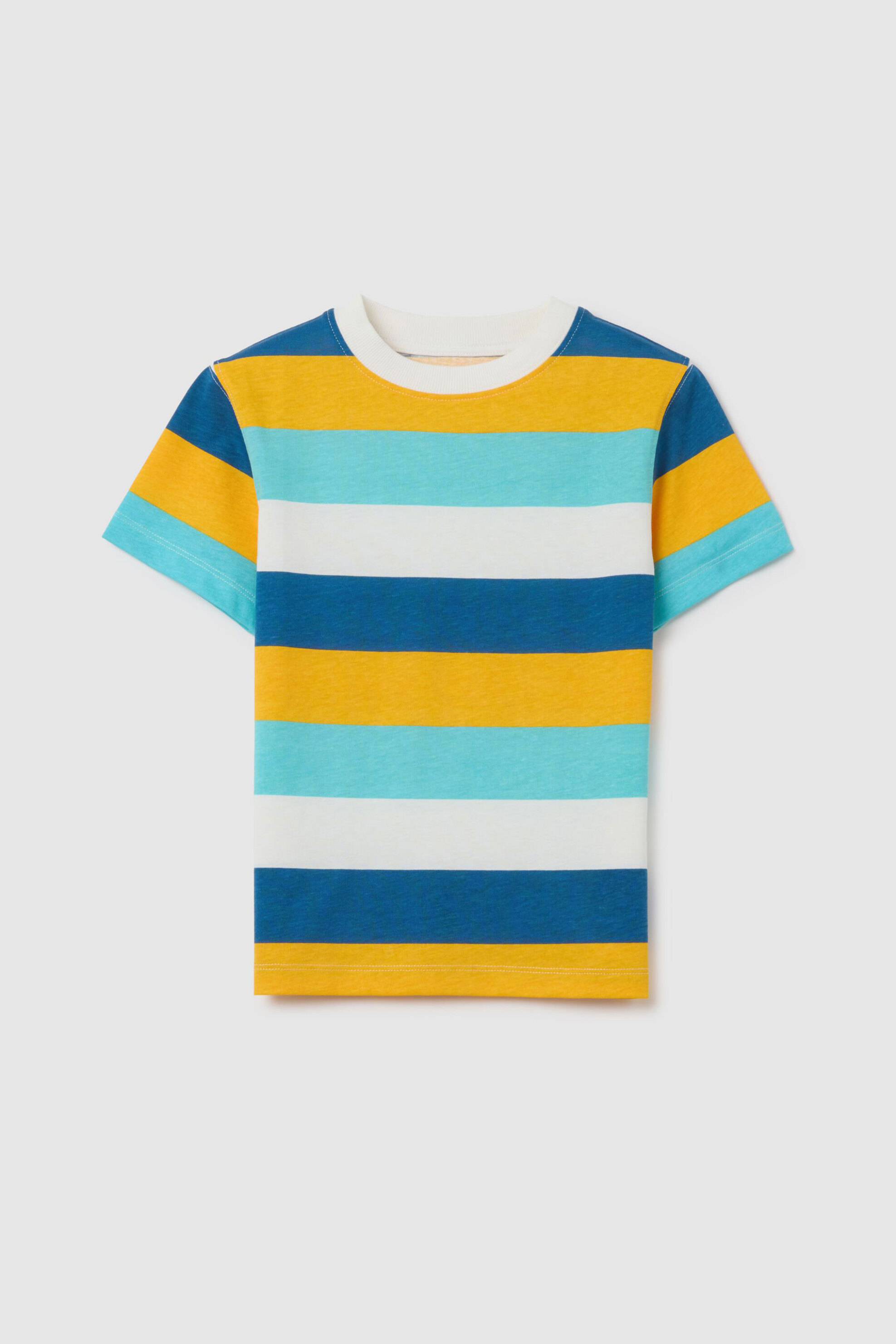 OVS παιδικό T-shirt με ριγέ σχέδιο Regular Fit - 002358816 Πολύχρωμο