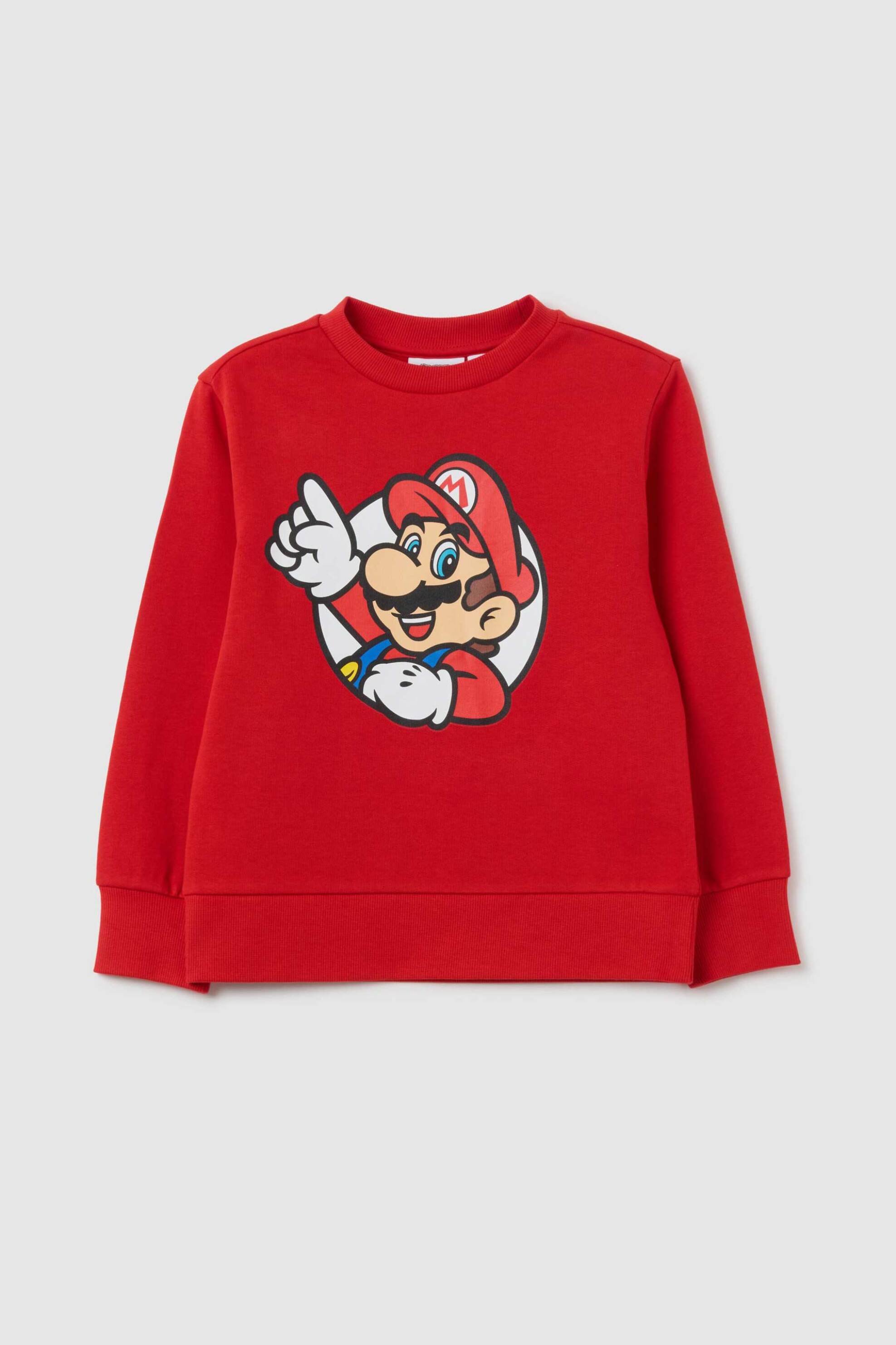 OVS KIDS OVS παιδική μπλούζα φούτερ με print Regular Fit - 002397396 Κόκκινο