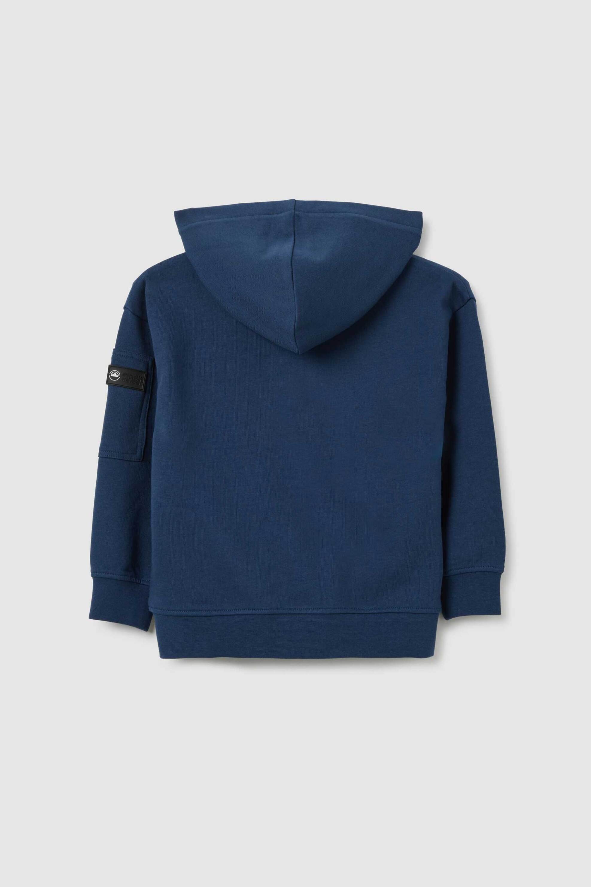 OVS παιδική ζακέτα φούτερ με prints Regular Fit - 002397520 Μπλε φωτογραφία