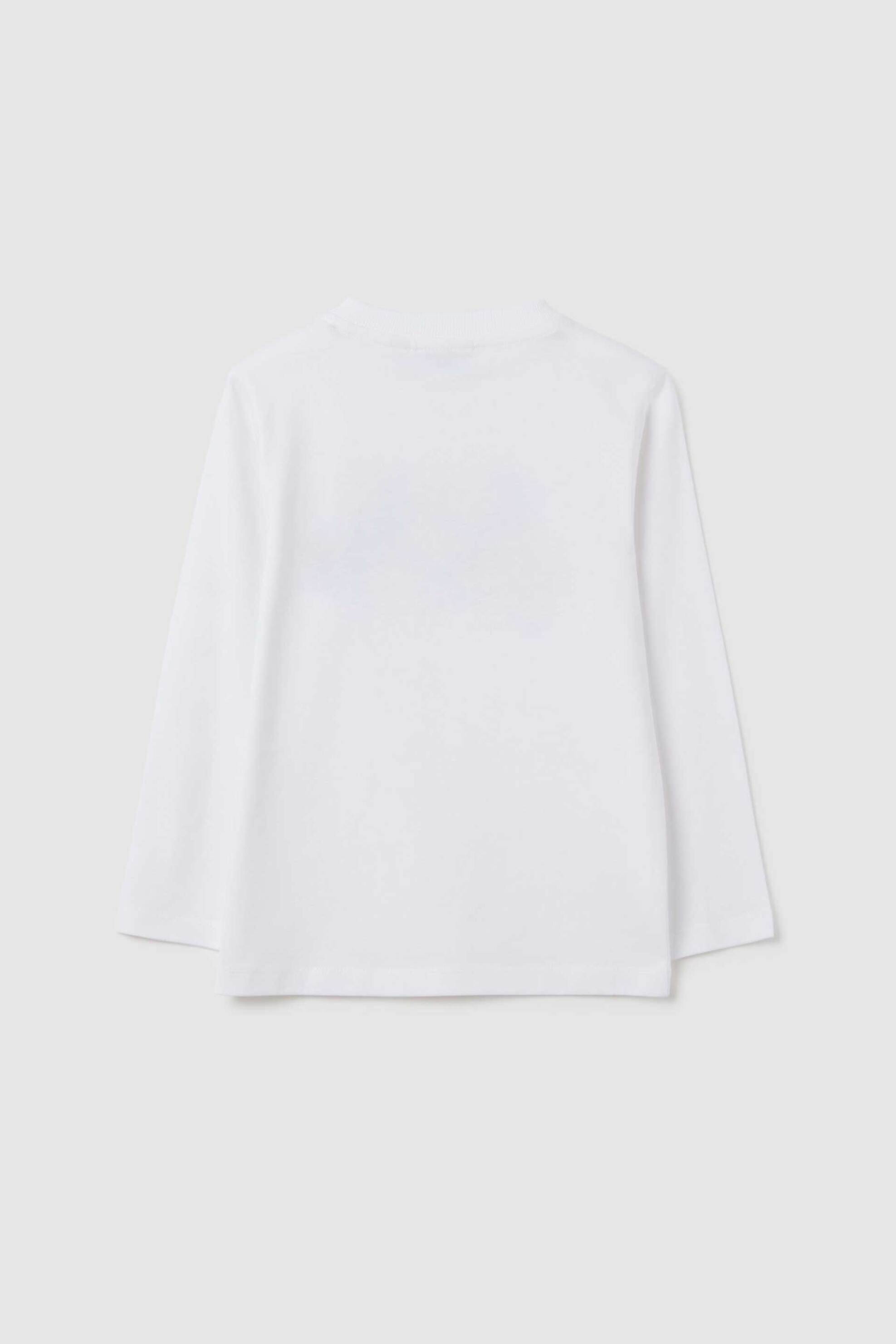 OVS παιδική μακρυμάνικη μπλούζα με Super Mario print Regular Fit - 002397579 Λευκό φωτογραφία